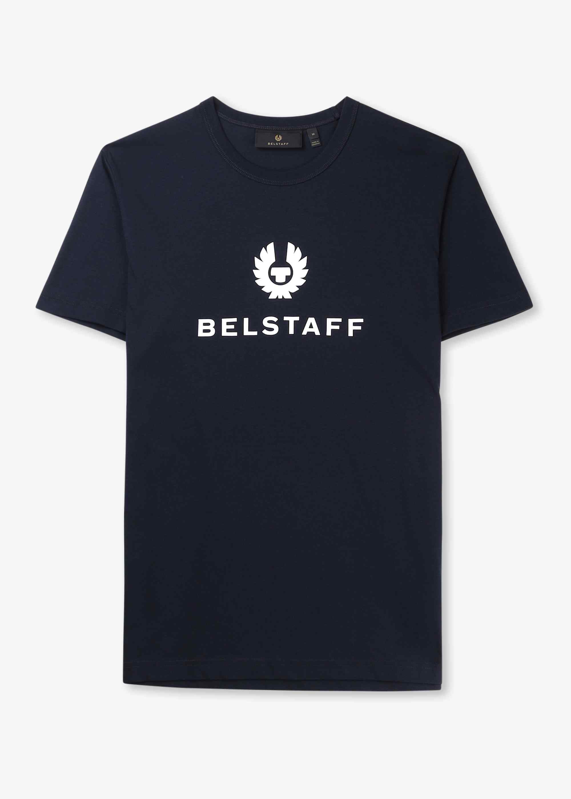 Image of Belstaff Mens Signature T-Shirt In Dark Ink