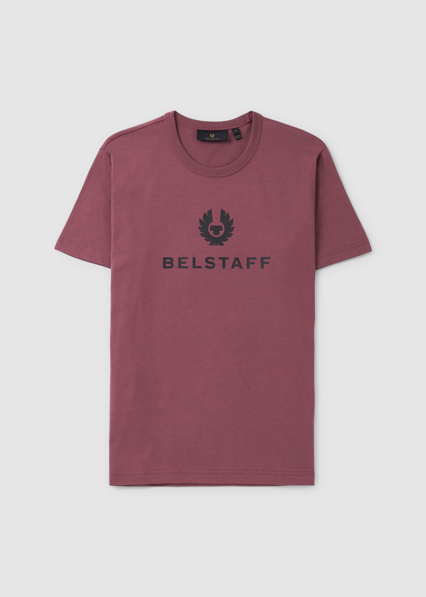 Image of Belstaff Mens Signature T-Shirt In Mulberry