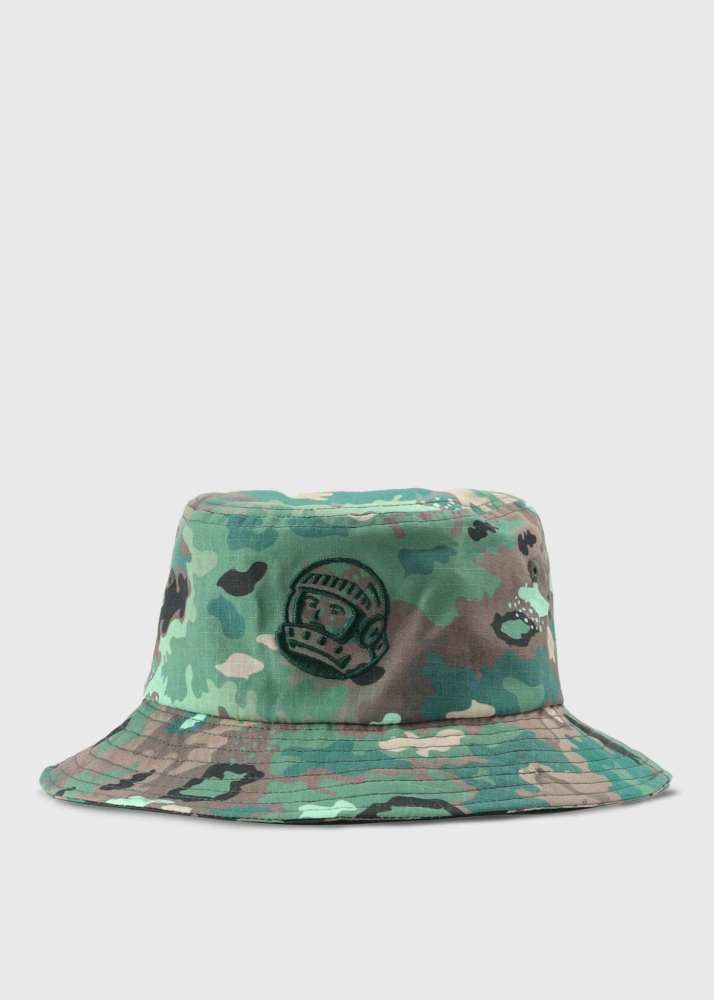 Image of Billionaire Boys Club Mens Nothing Camo Bucket Hat In Green Camo