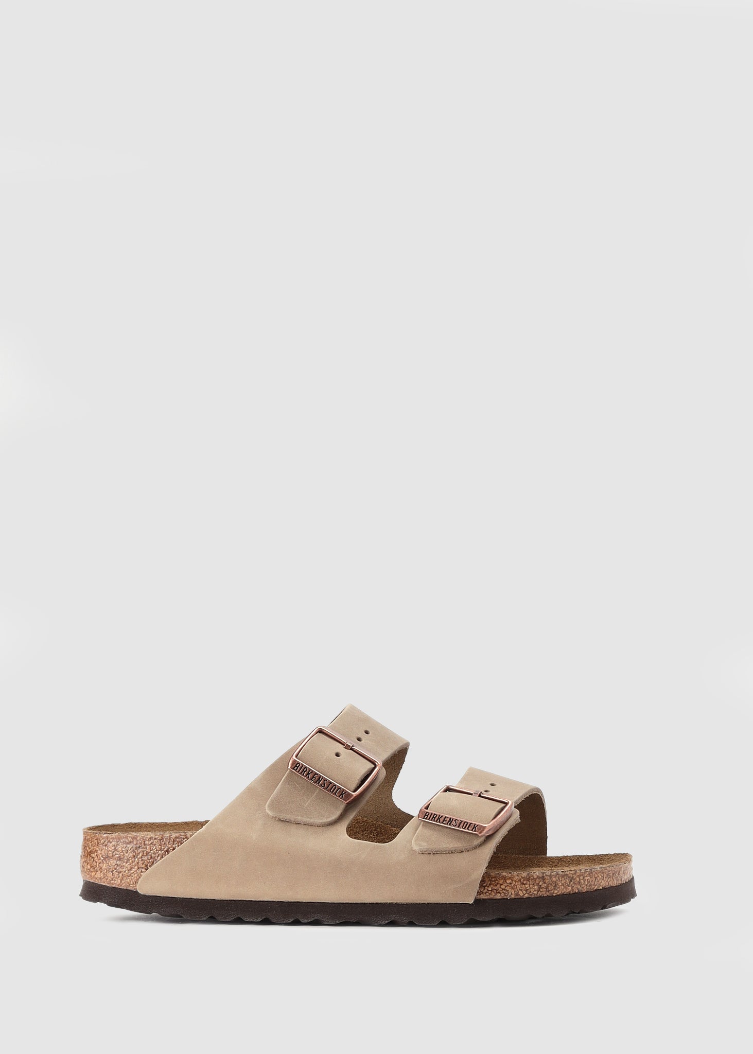 Image of Birkenstock Womens Arizon Classic Leather Sandal In Tabacco Brown