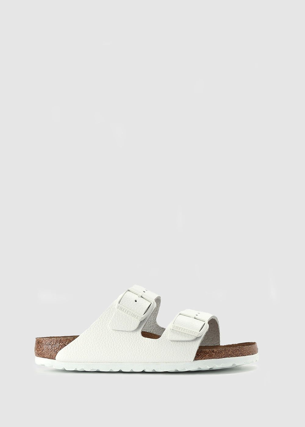 Birkenstock Womens Arizona Leather Sandal In White - White