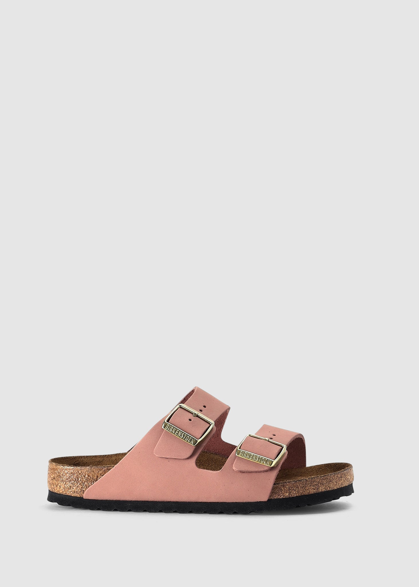 Birkenstock Womens Arizona Nubuck Leather Sandal In Old Rose - Pink