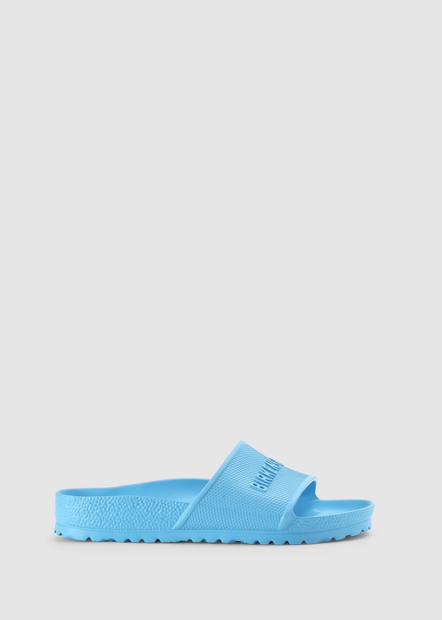 Birkenstock Womens Barbados Eva Pool Slide In Sky Blue - Blue