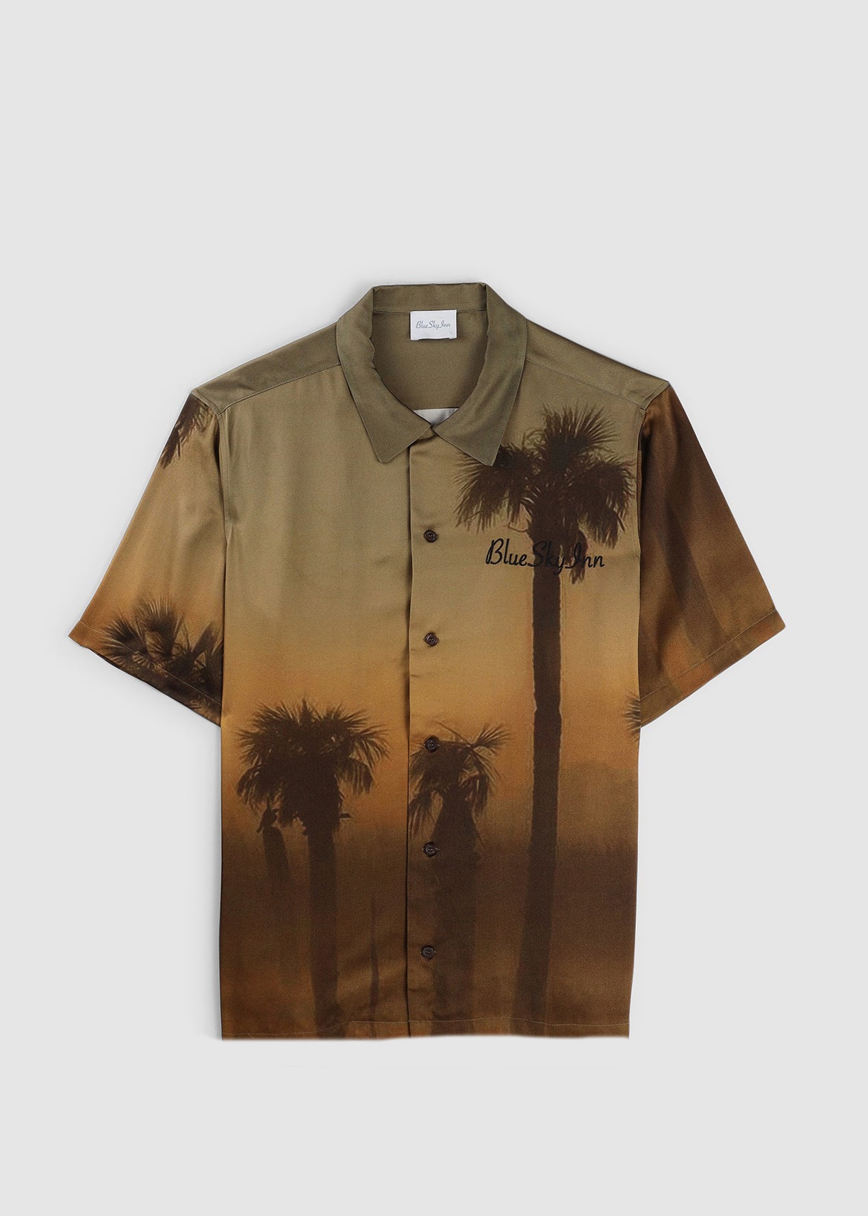 Image of Blue Sky Inn Mens Palms Shirt In A/O Print