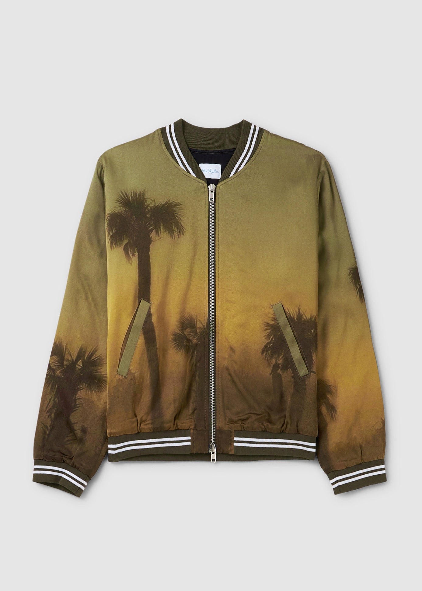 Image of Blue Sky Inn Mens Palms Souvenir Jacket In Palms