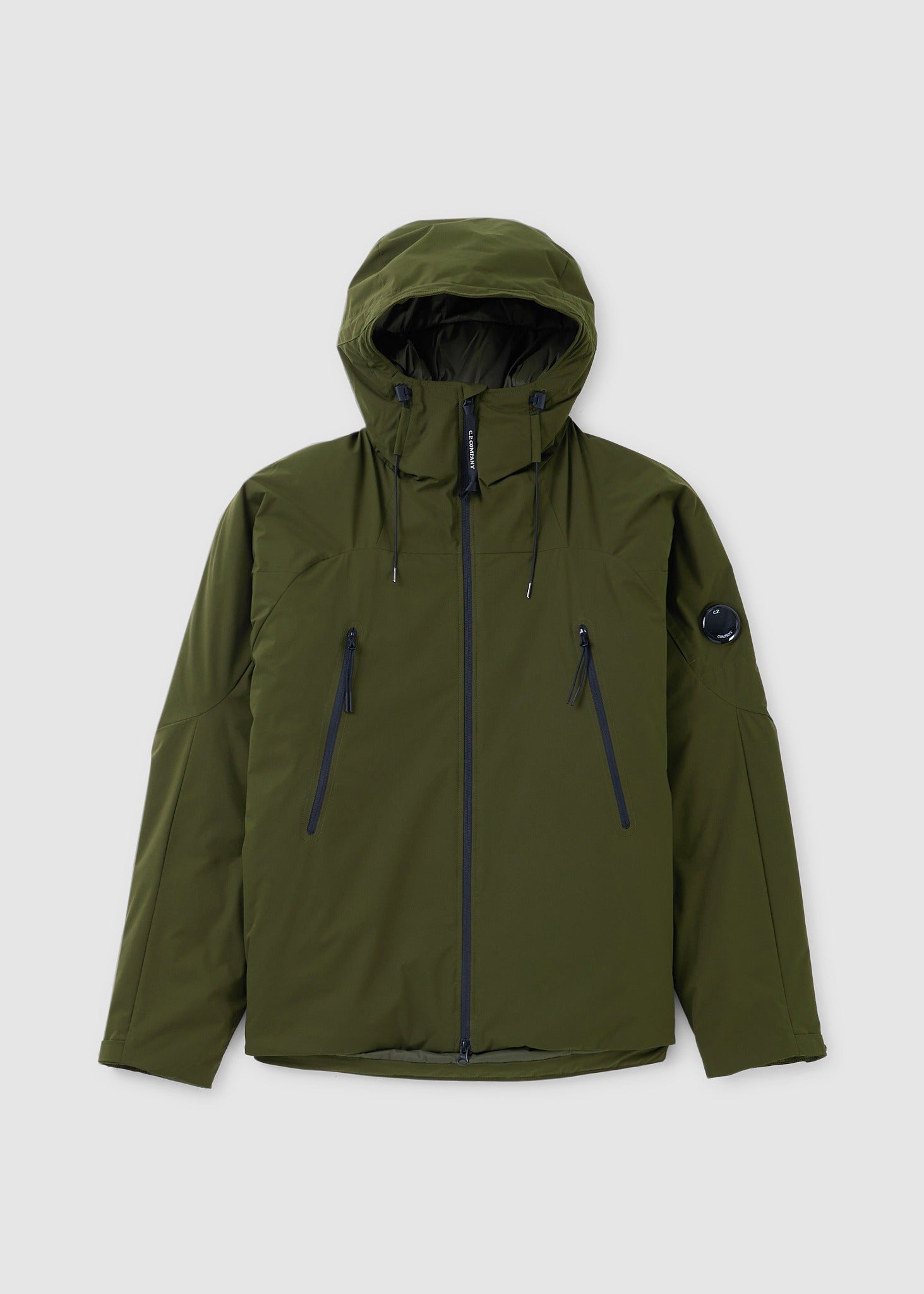 Image of C.P. Company Mens Pro-Tek Hooded Jacket In Ivy Green
