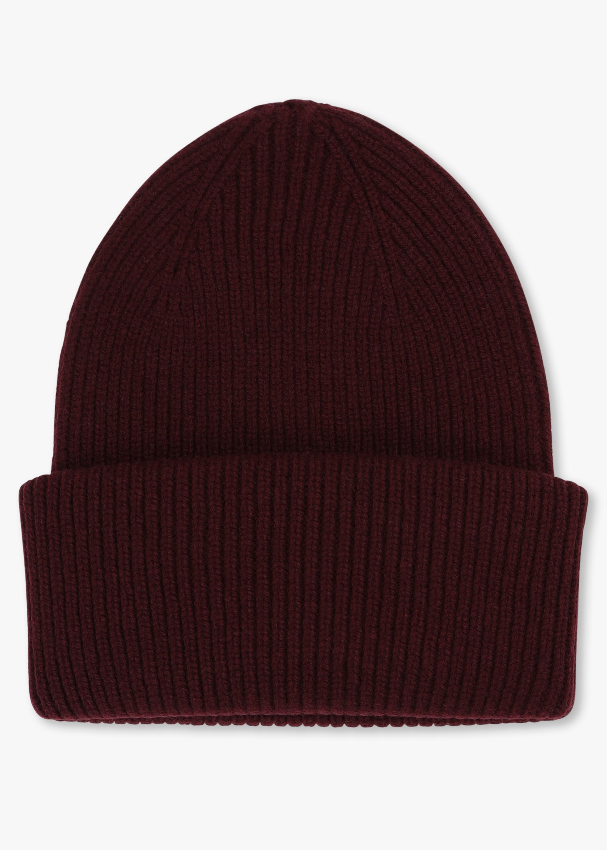 Colorful Standard Unisex Merino Wool Hat In Oxblood Red