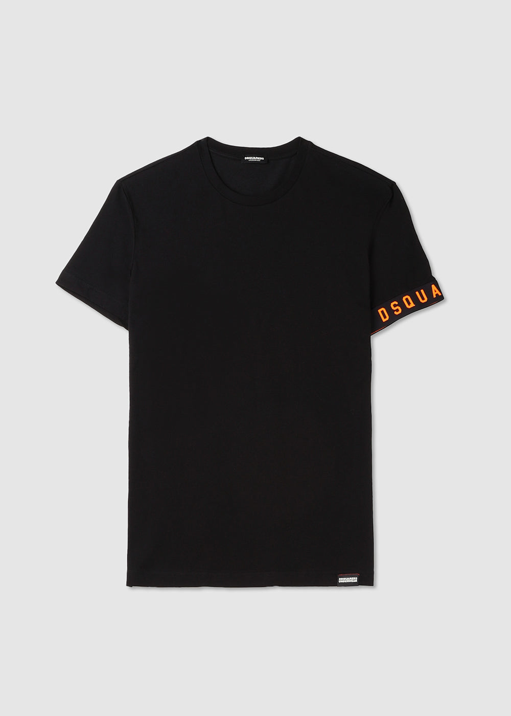 Image of Dsquared2 Mens T-Shirt In Black/Orange