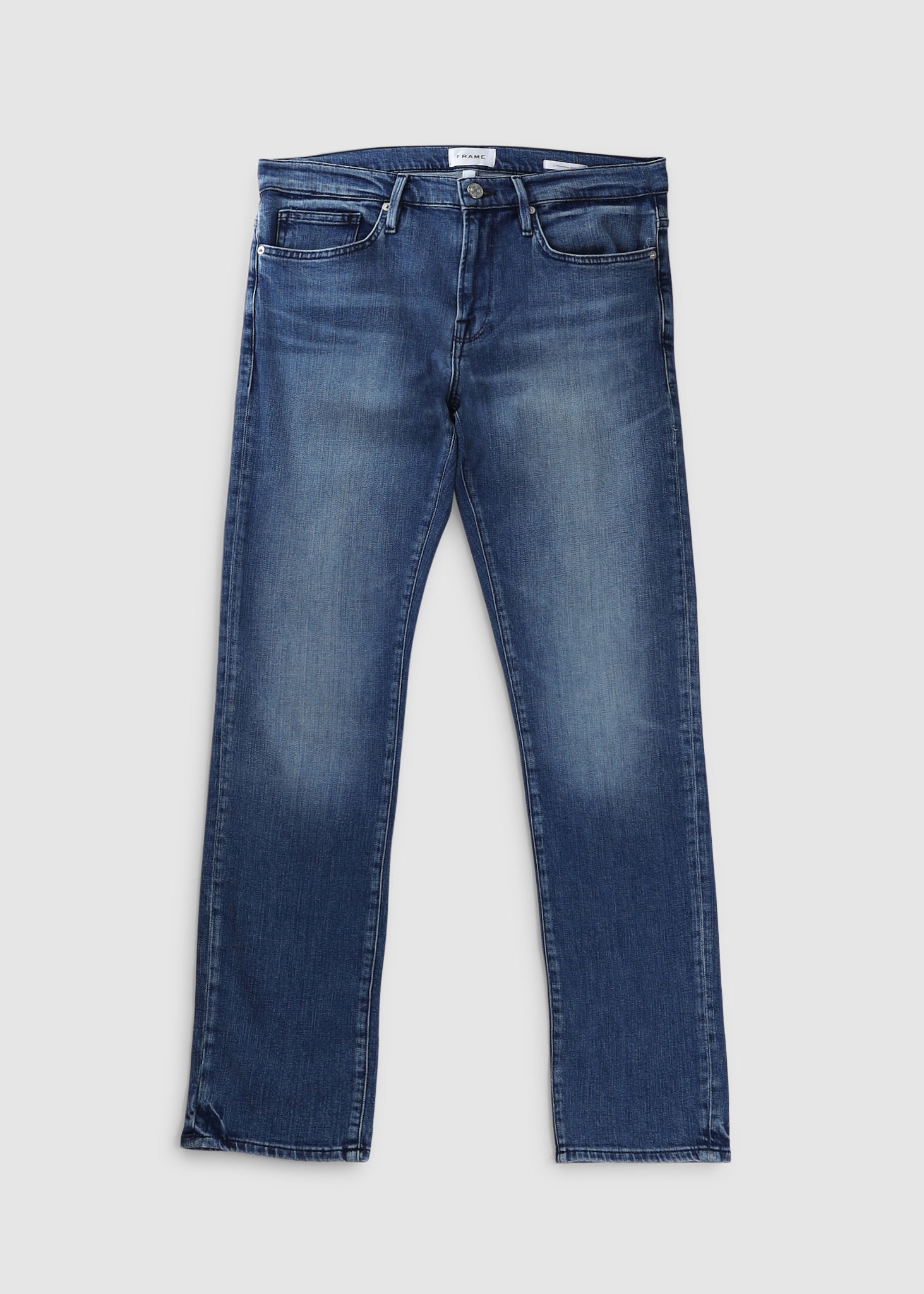 Image of Frame Mens L'Homme Slim Jeans In Skywood