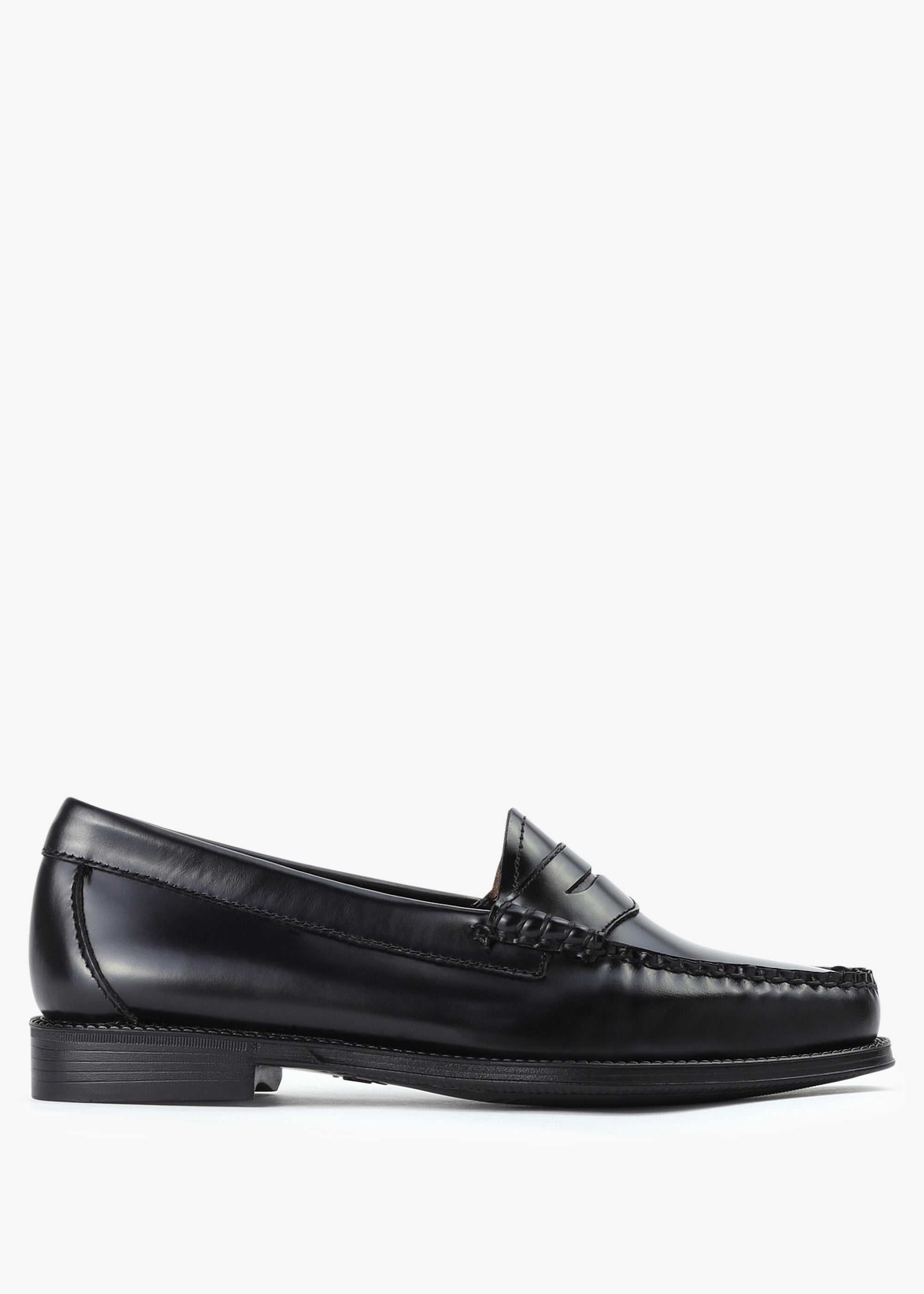 Image of G.H.Bass Womens Weejun Ii Easy Penny Loafers In Black