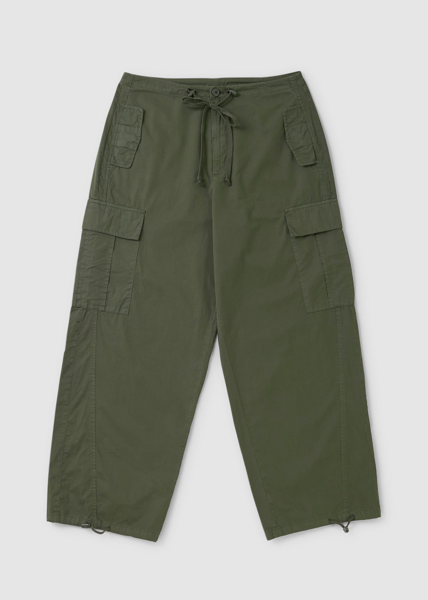 Good American Womens Parachute Cargo Trousers