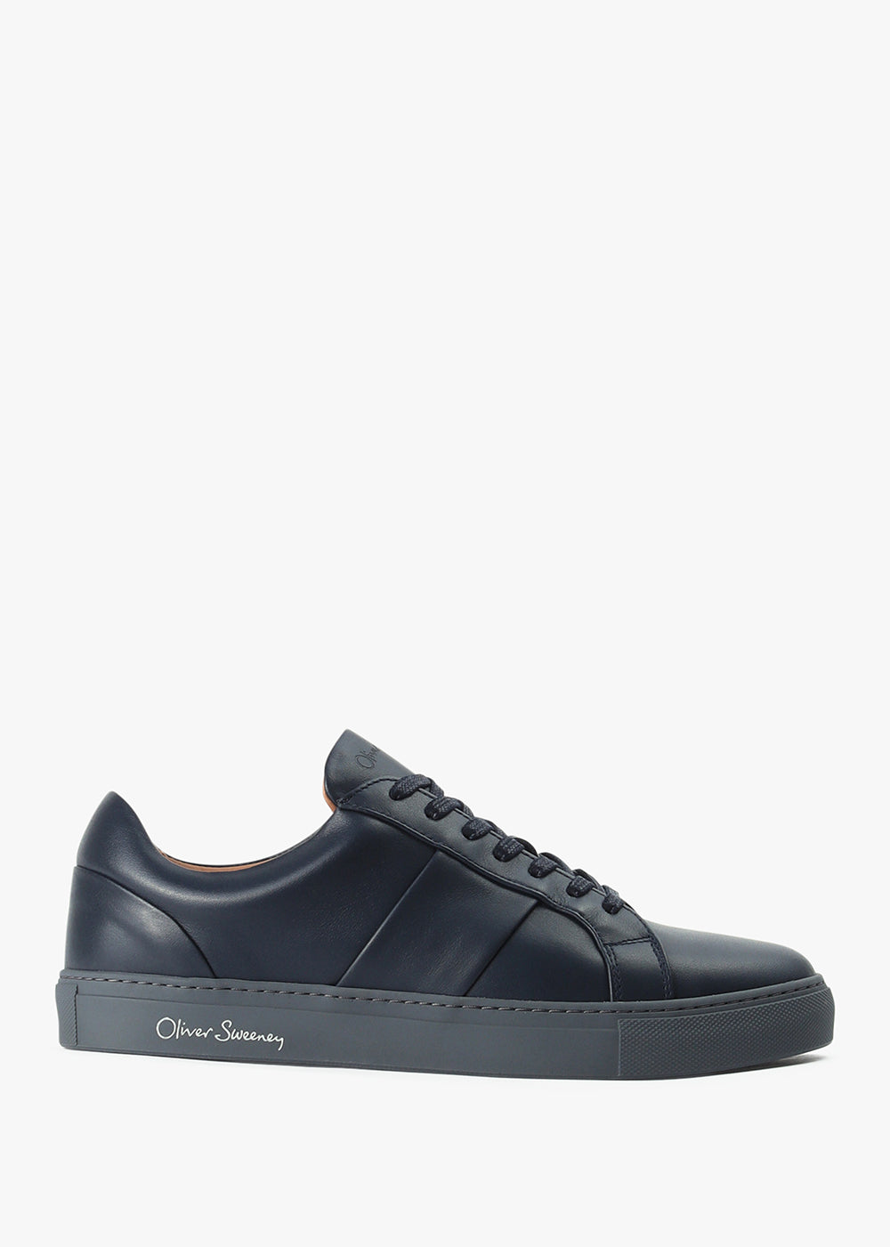 Image of Oliver Sweeney Mens Quintos Trainers In Navy