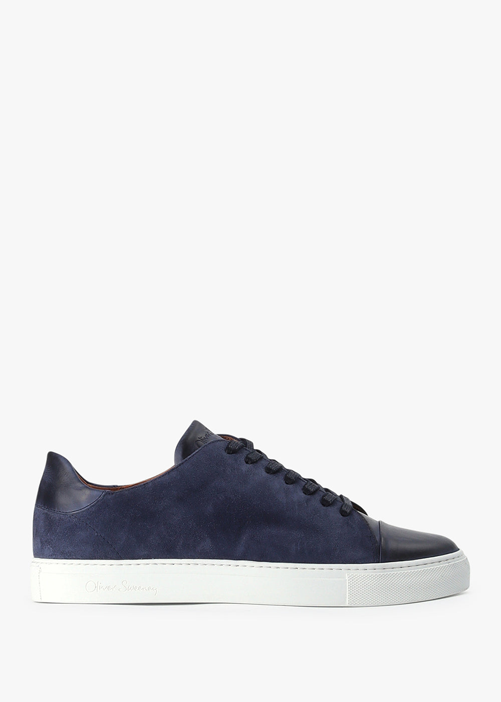 Image of Oliver Sweeney Mens Ossos Trainers In Navy