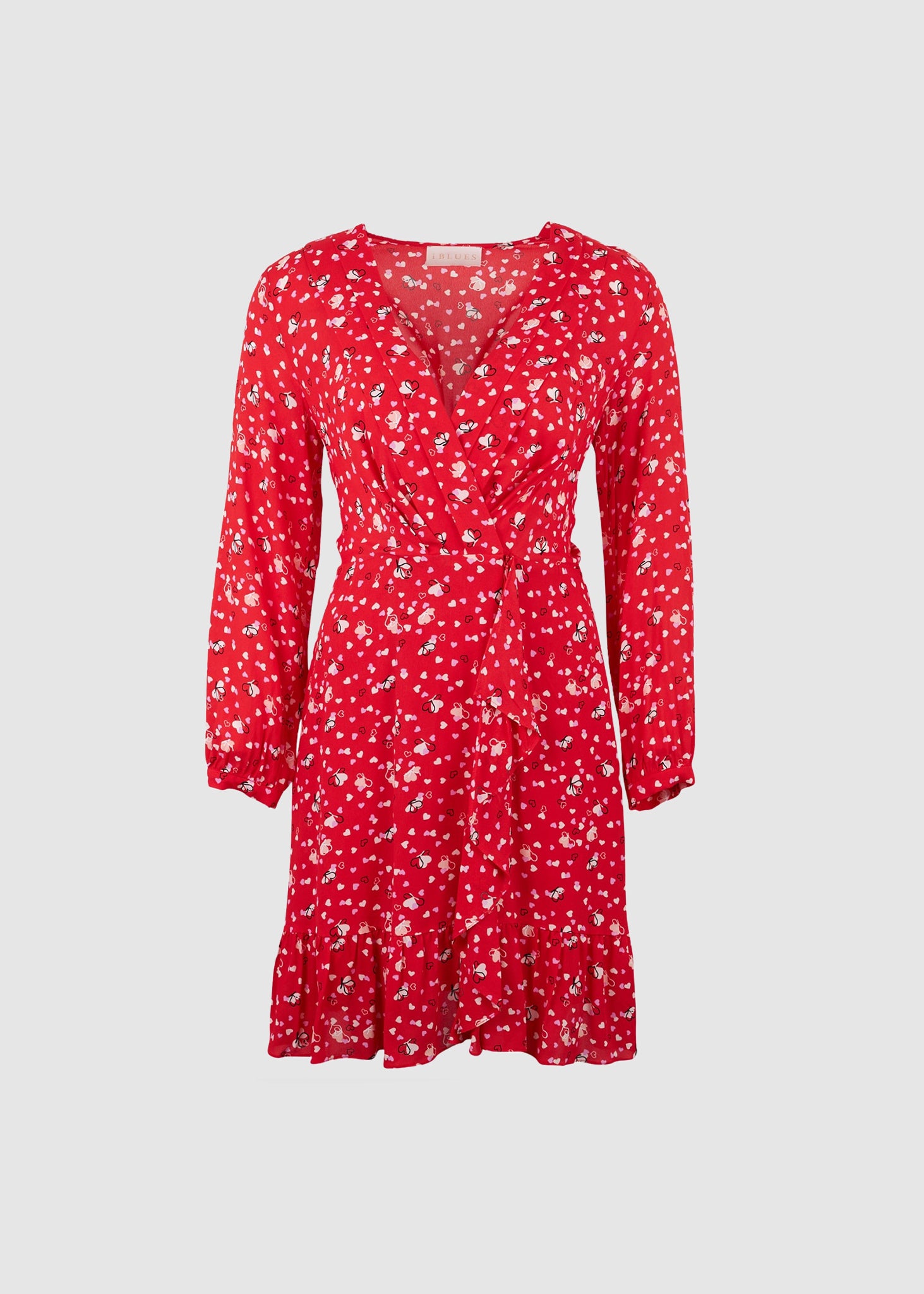 Image of iBlues Womens Finto Dress In Red