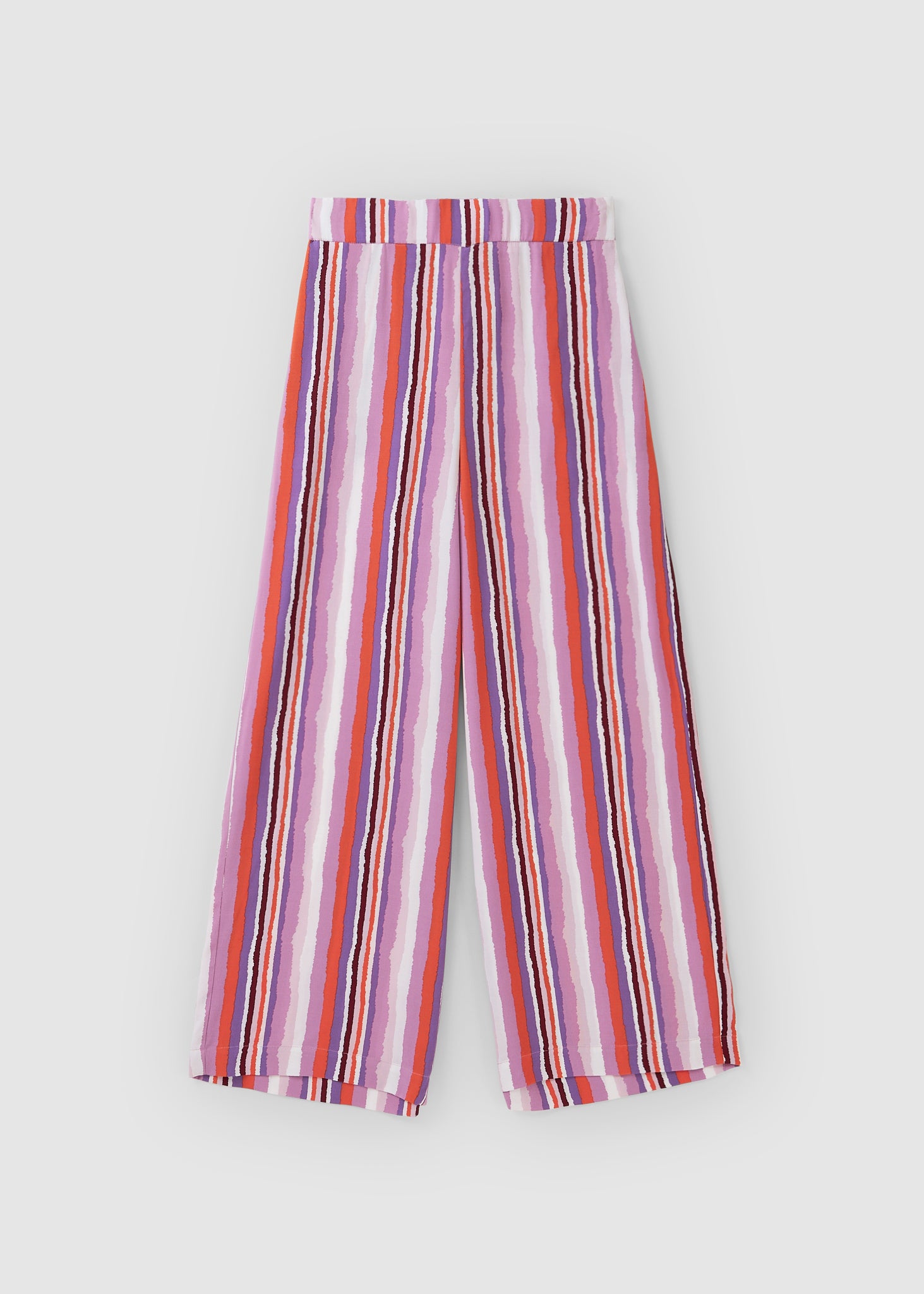 Image of iblues Womens Mazza Trousers In Rosa Orchidea
