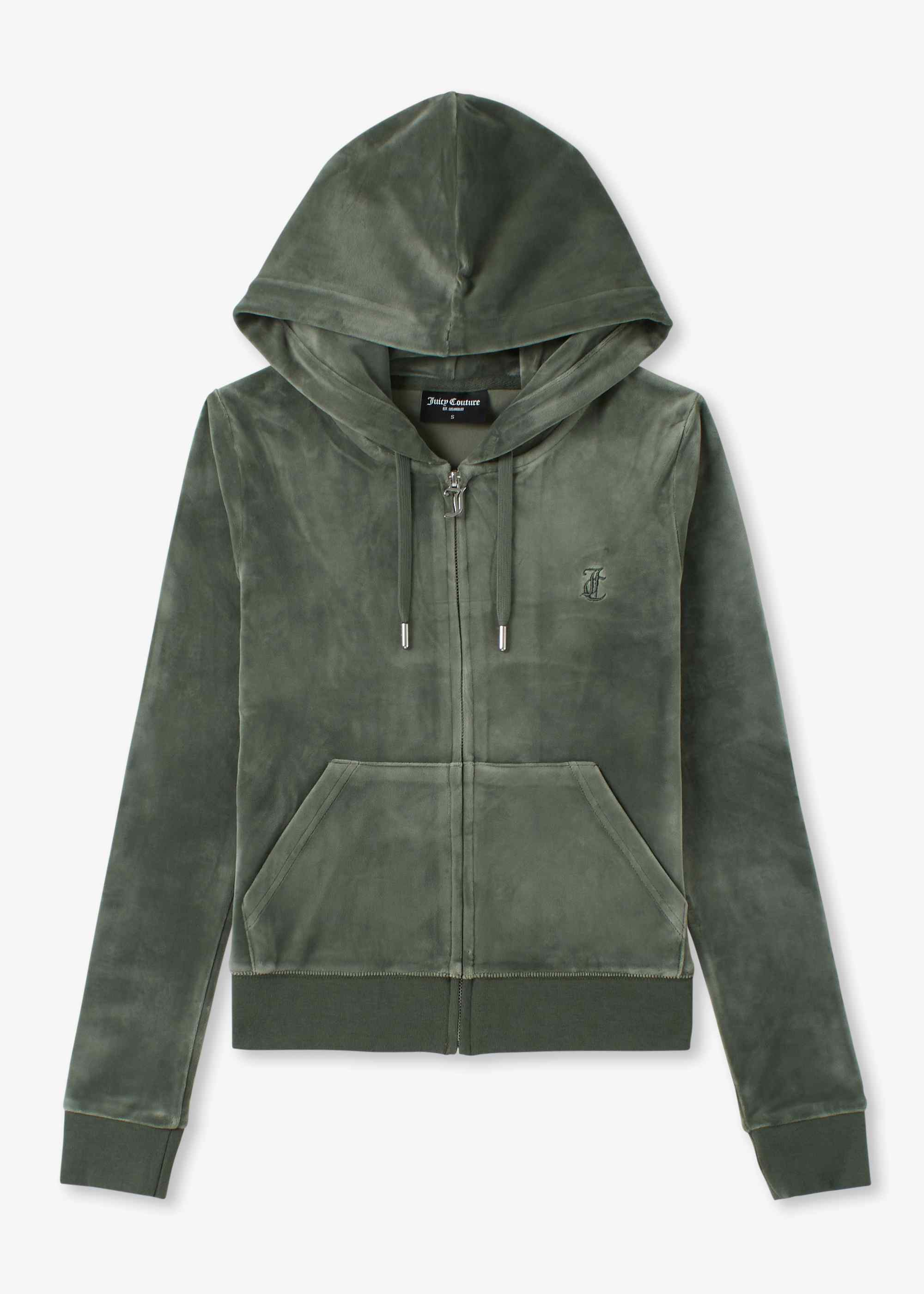 Image of Juicy Couture Womens Robertson Classic Hoodie In Thyme