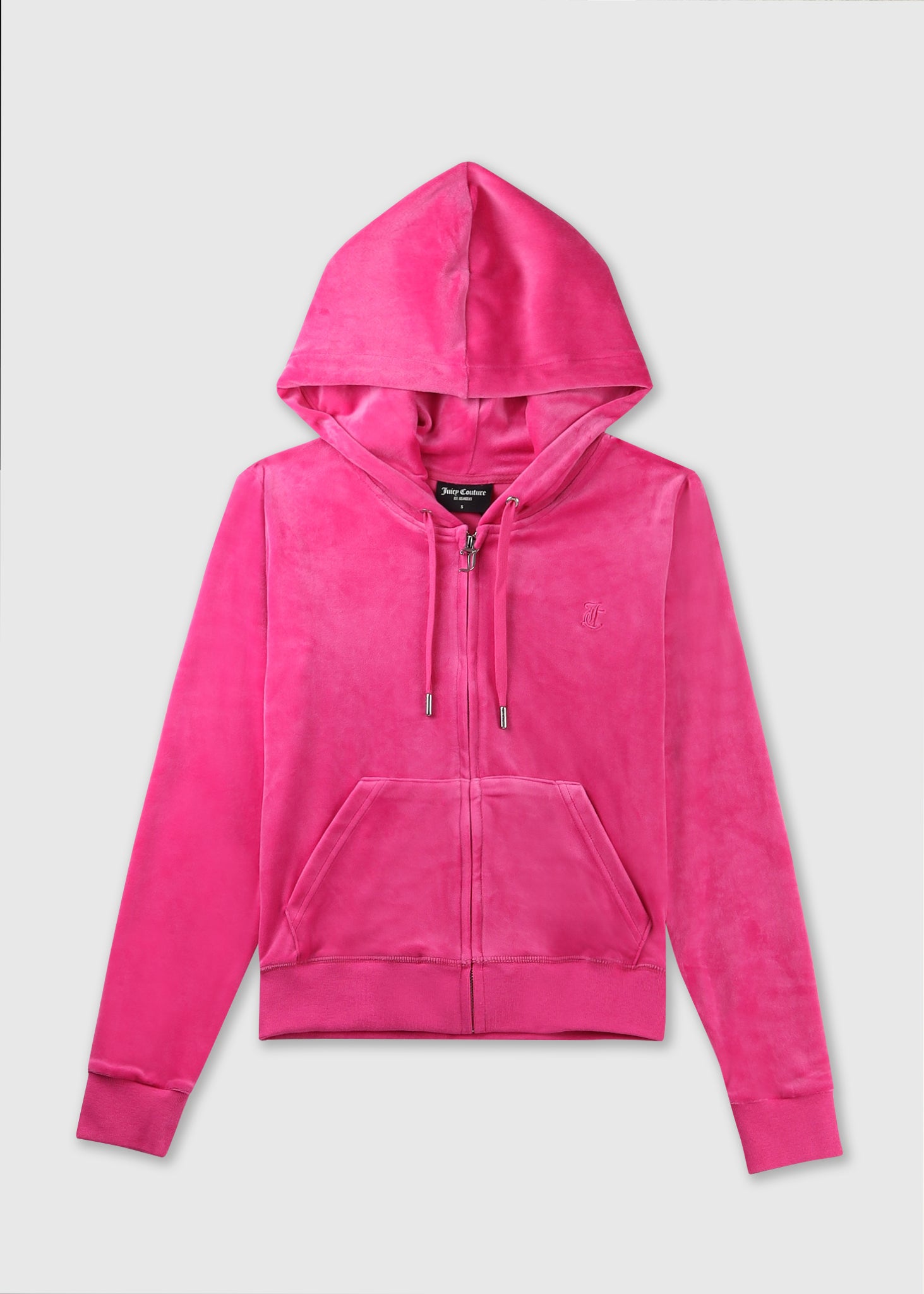 Image of Juicy Couture Womens Robertson Hoodie In Raspberry Rose