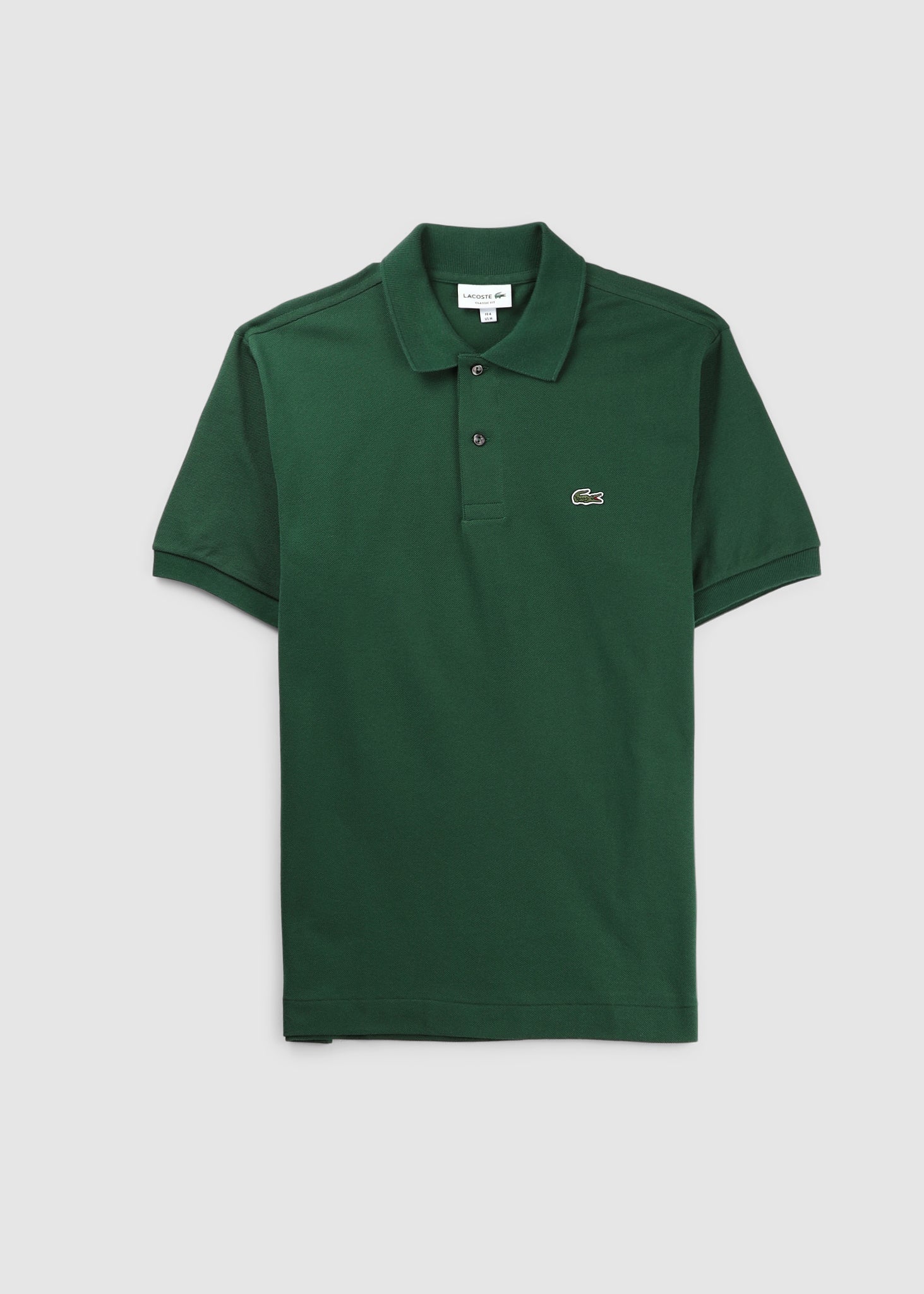 Image of Lacoste Mens Classic Pique Poloshirt In Green