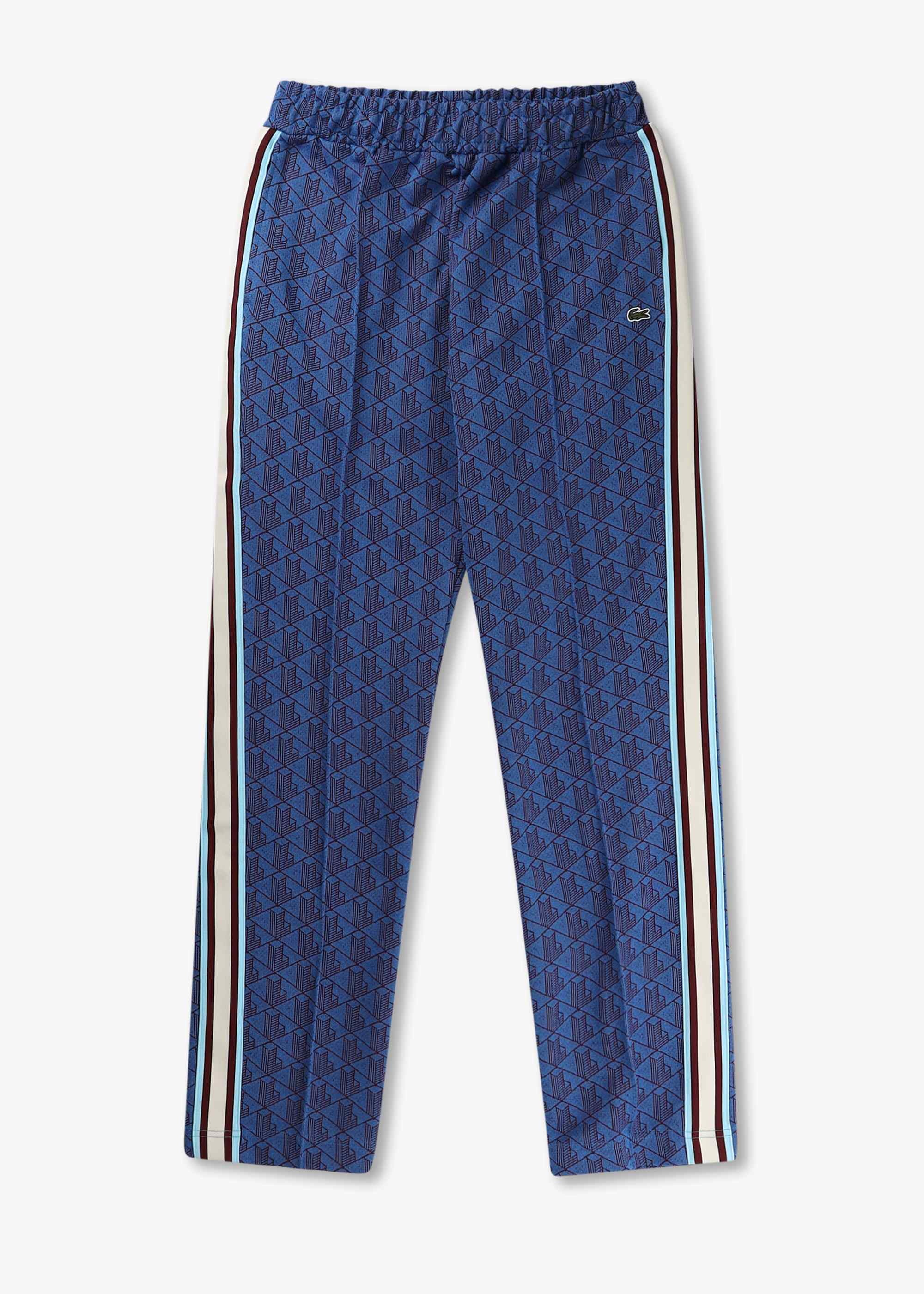 Image of Lacoste Womens Building Logo Track Trousers In Hilo Zin