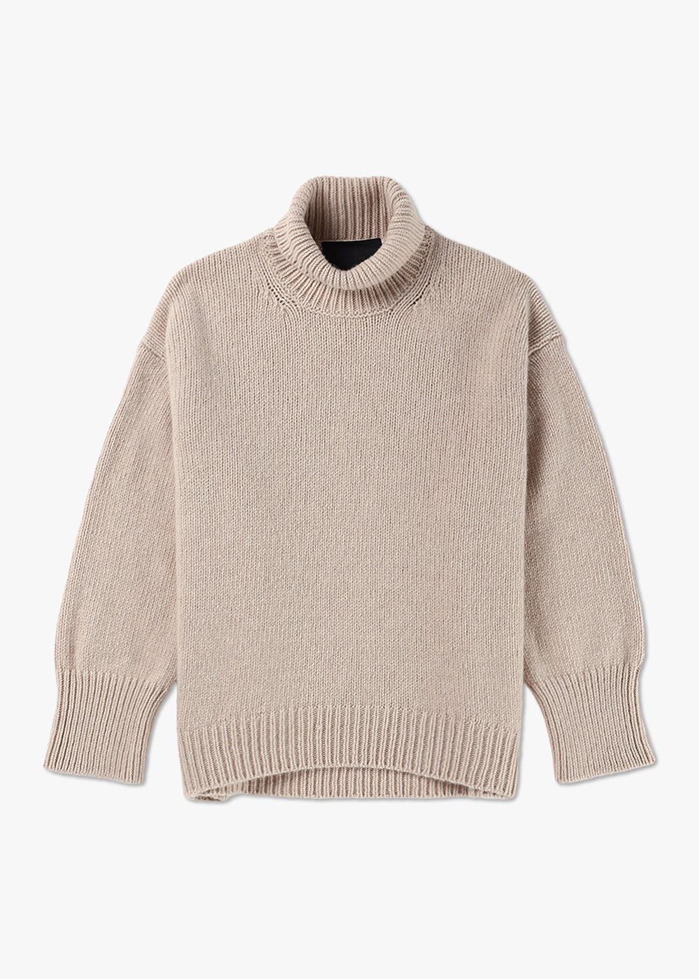 Levete Room Womens Perle Merino Roll Neck Jumper In Plaza Sand product