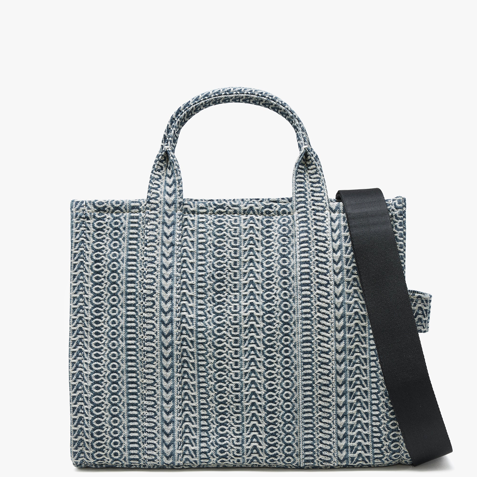 The Medium Monogram Denim Tote Bag in Blue - Marc Jacobs