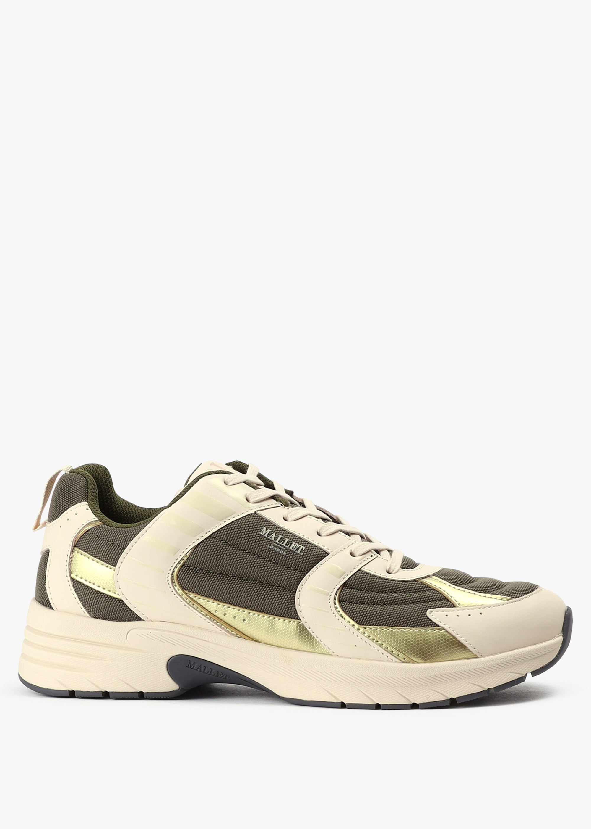 Image of Mallet Mens Holloway Trainers In Khaki