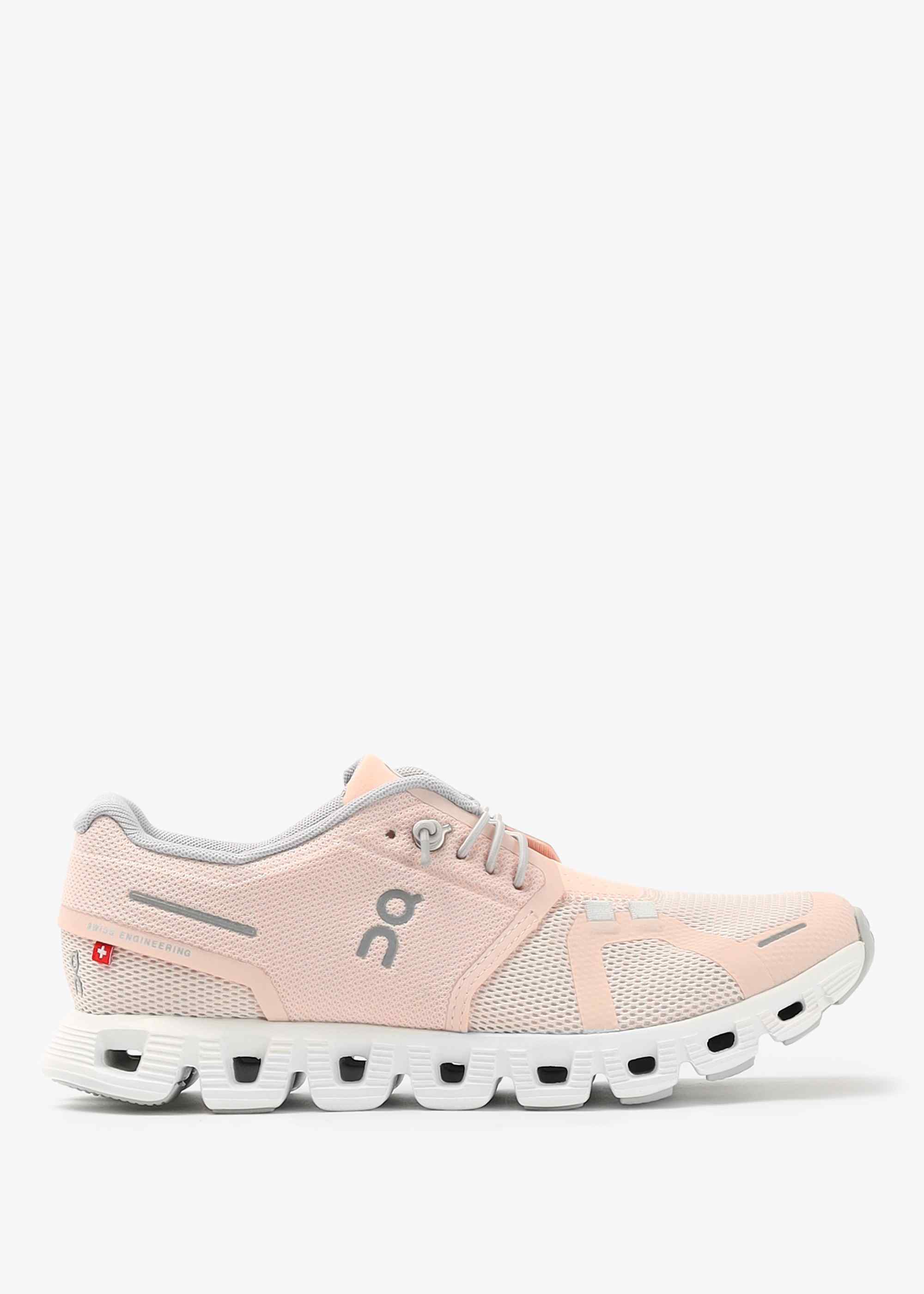 On Running Womens Cloud 5 Pink Trainers - Pink