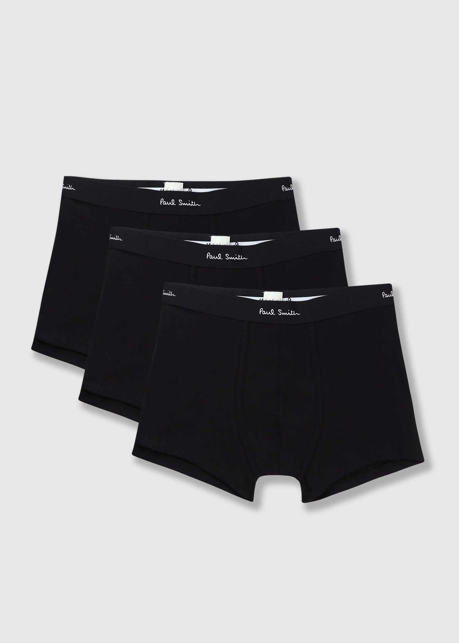 Image of Paul Smith Mens Trunk 3 Pack Plain In Black