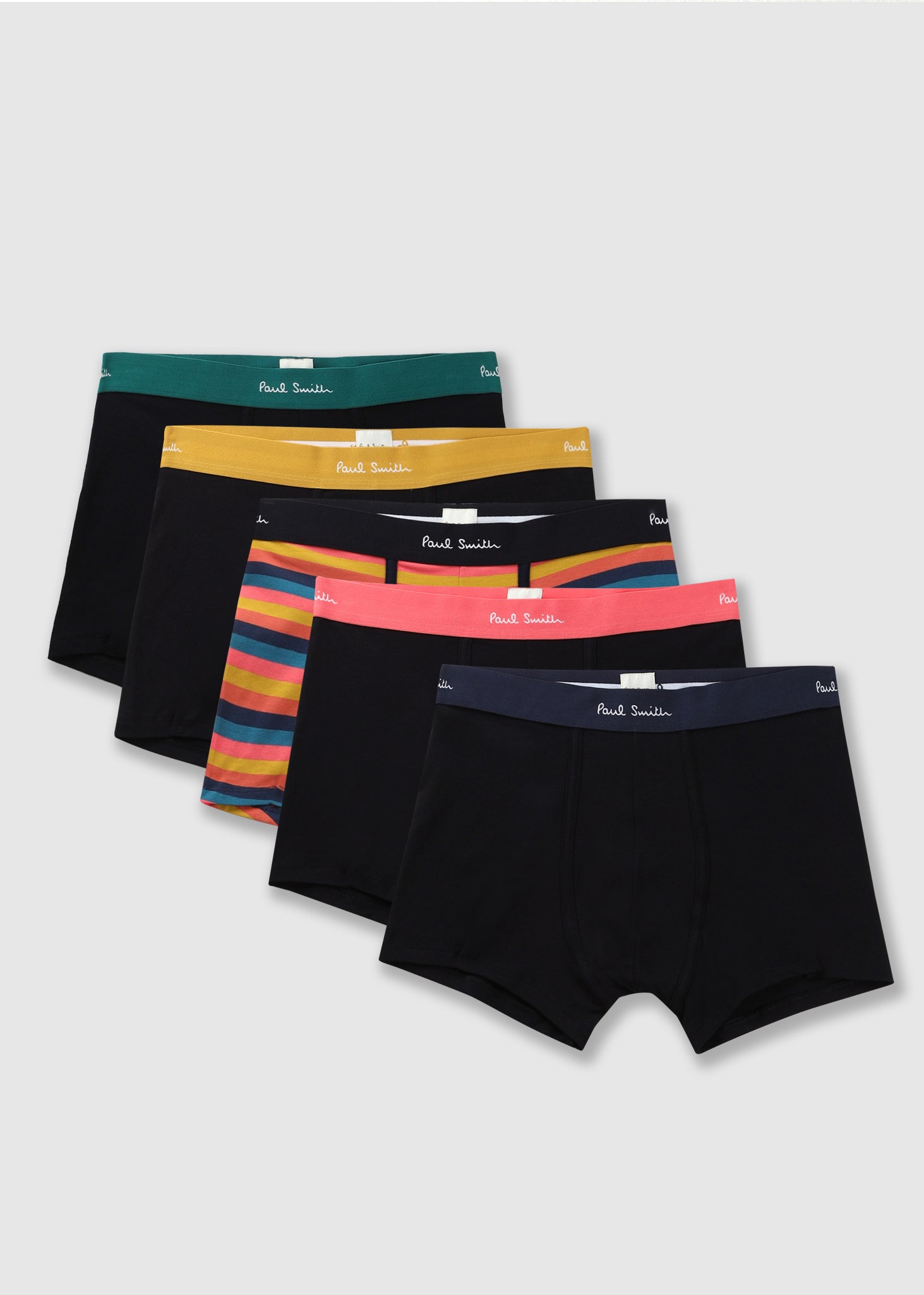 Image of Paul Smith Mens Trunk 5 Pack In Black
