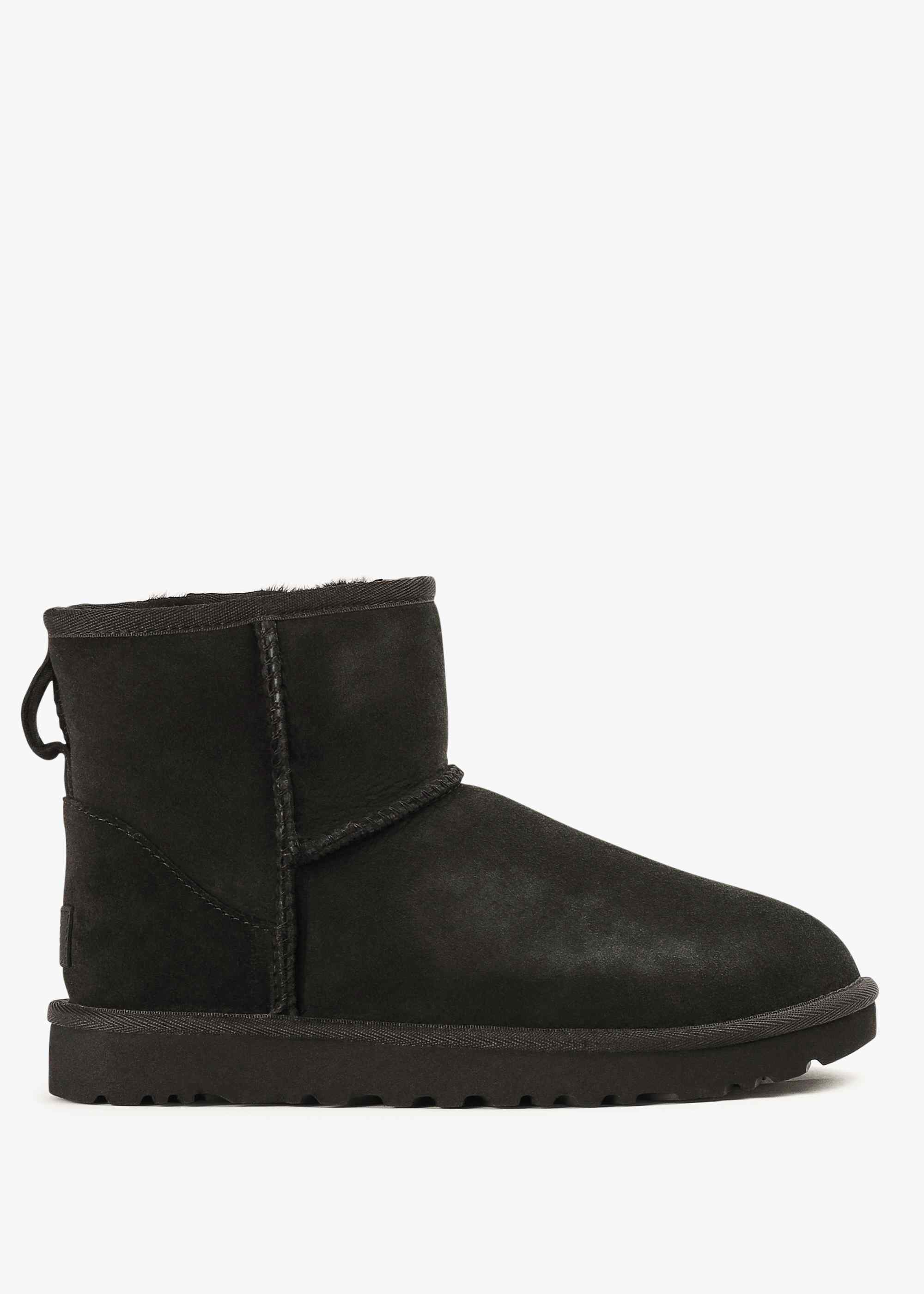 Image of Ugg Womens Classic Mini Boot In Black