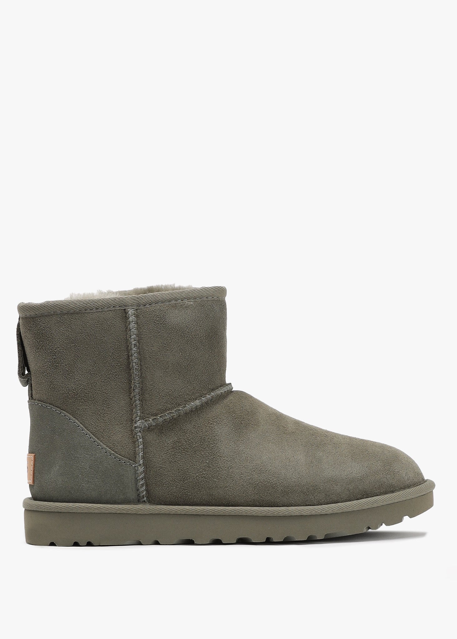 Image of Ugg Womens Classic Mini Boot In Moss Green