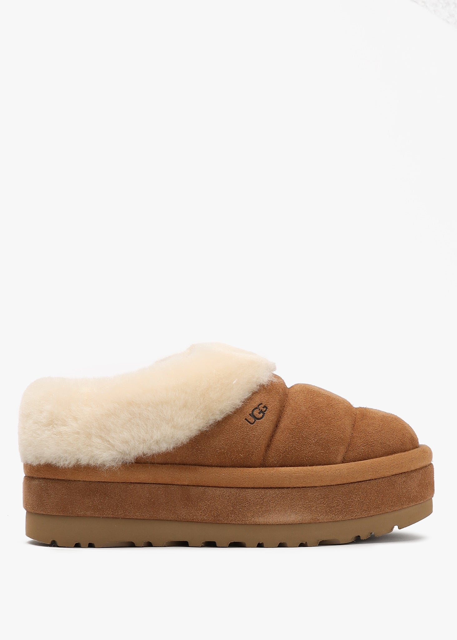 Image of Ugg Womens Tazzlita Platform Slipper In Chestnut