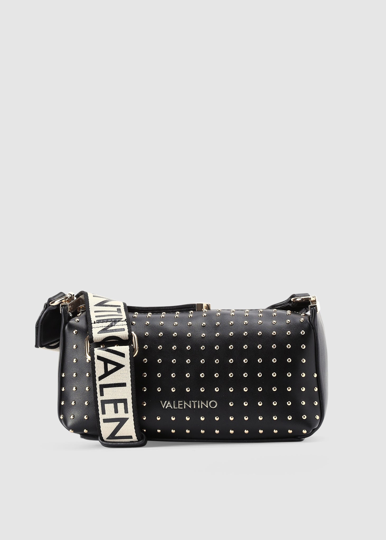 Valentino Bags Womens Song Studded Crossbody Bag In Nero