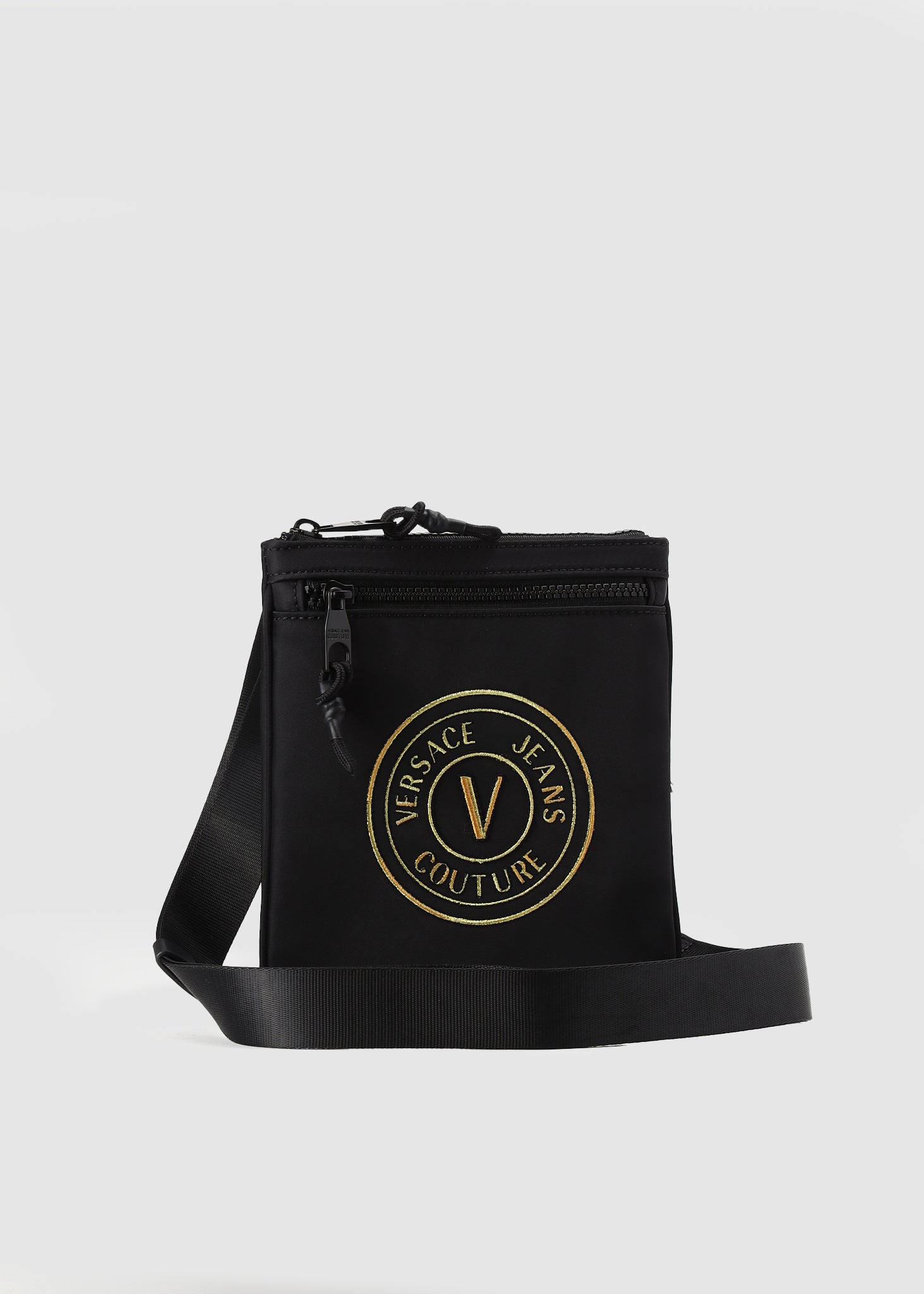 Versace Jeans Couture Couture Range V Emblem Bag in Black for Men