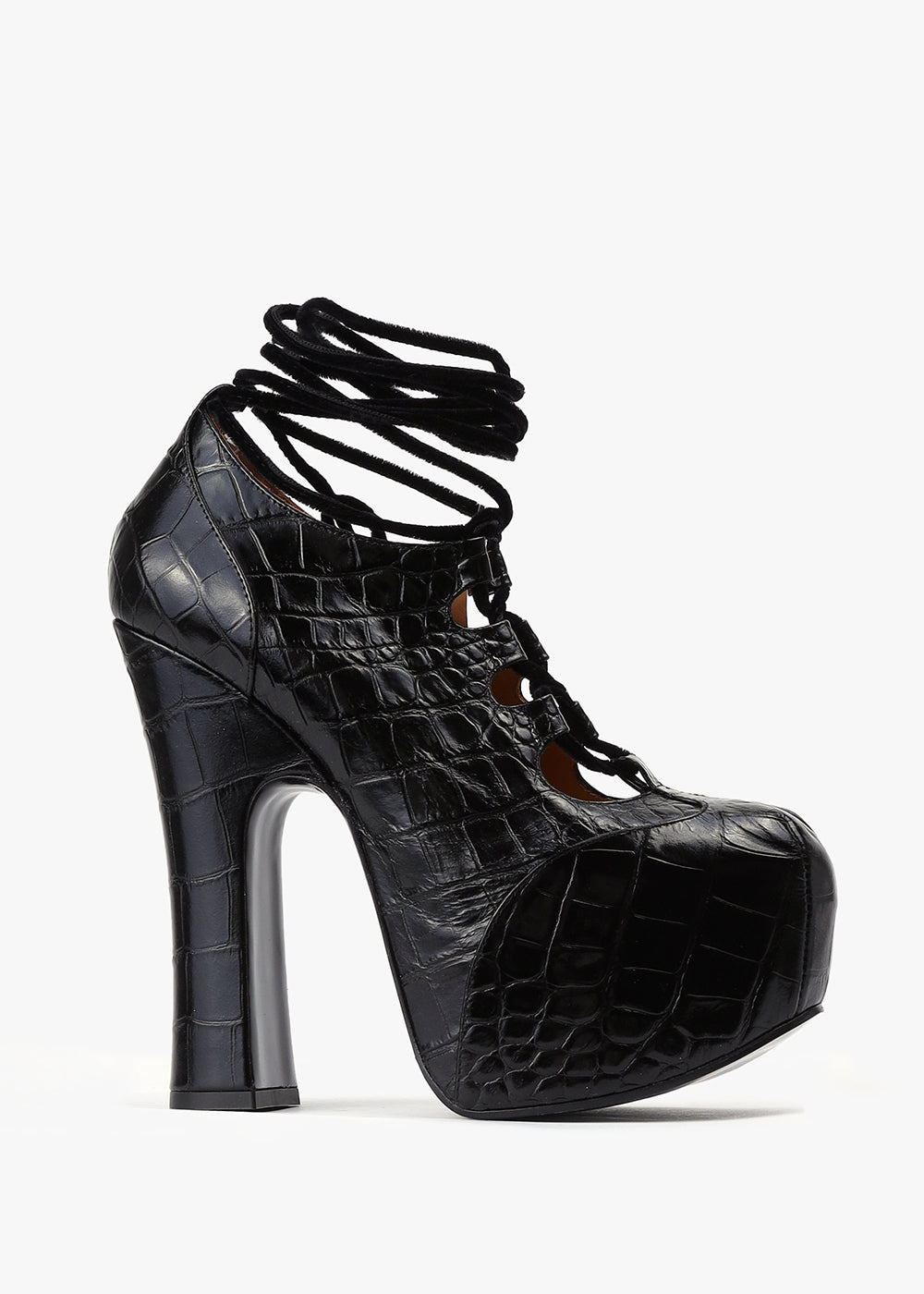 Image of Vivienne Westwood Women's Elevated Platform Black Heels