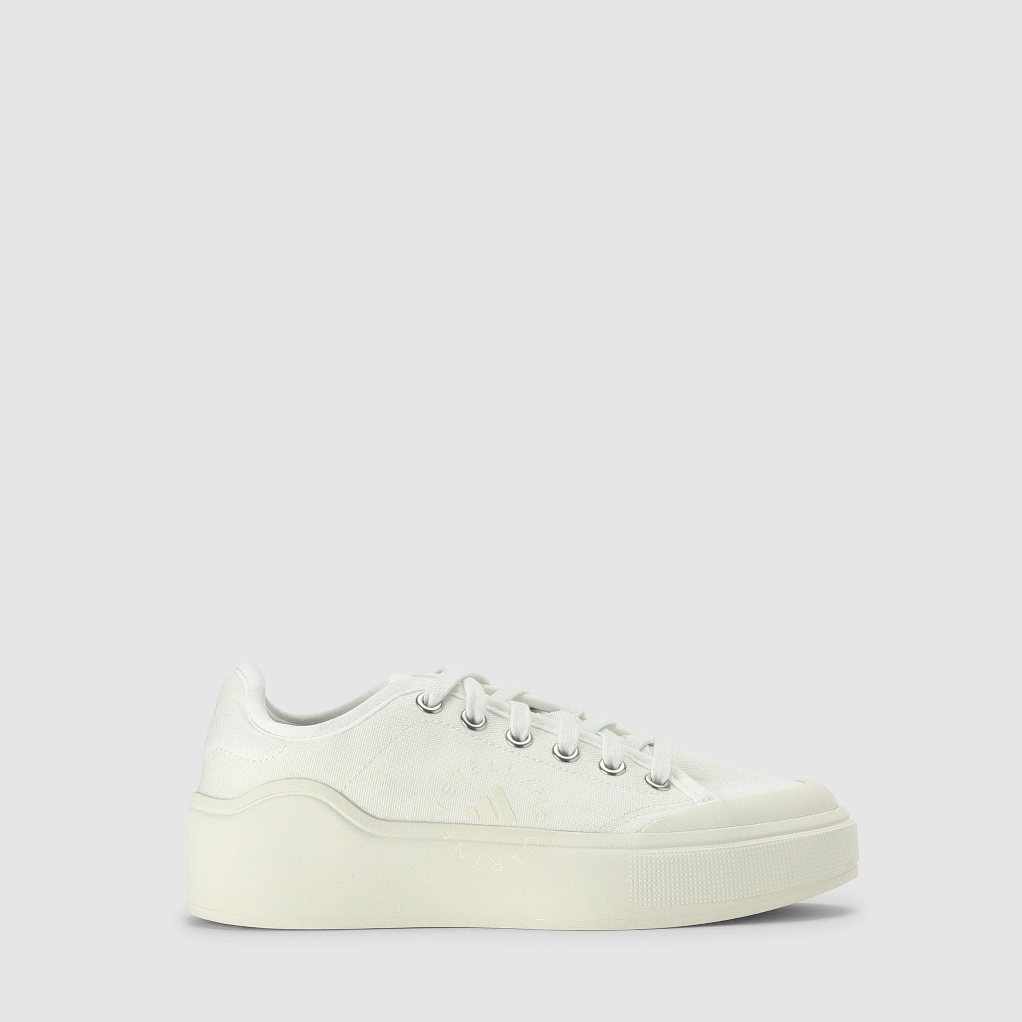 Image of Adidas By Stella McCartney Women's Court White Trainers