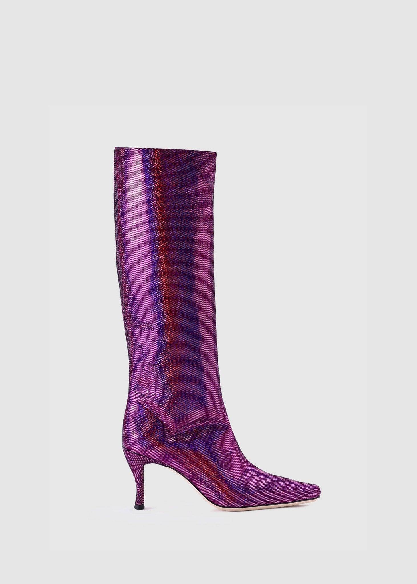 Image of By Far Women's Stevie Fuchsia Pink Boots