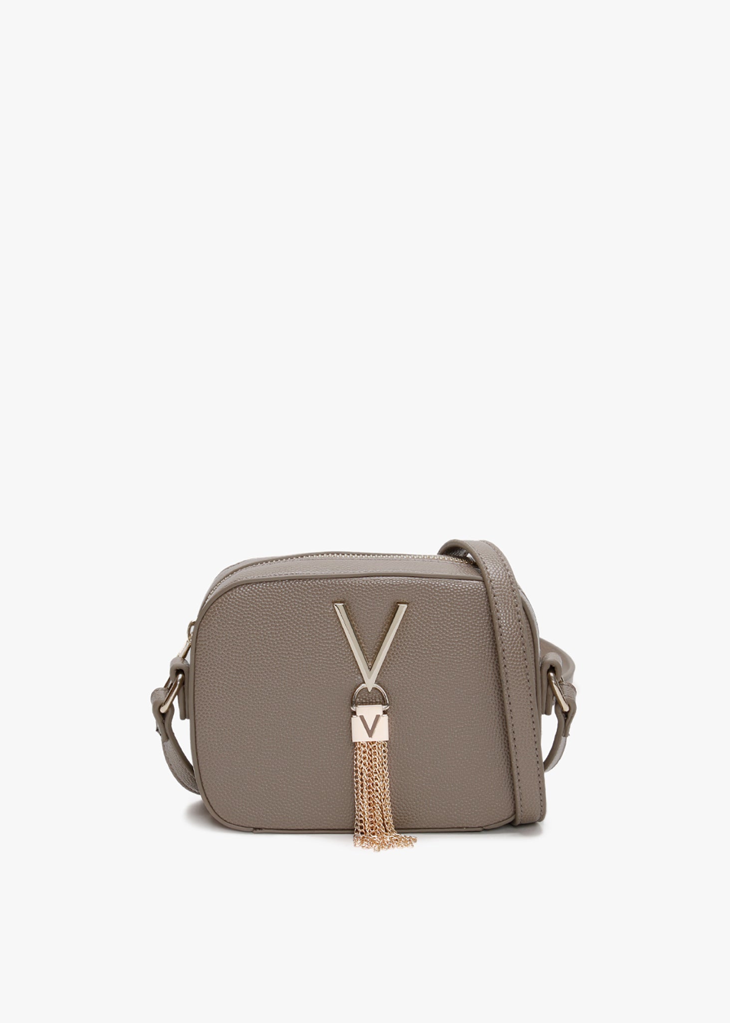 Image of Valentino Bags Womens Divina Camera Bag In Taupe