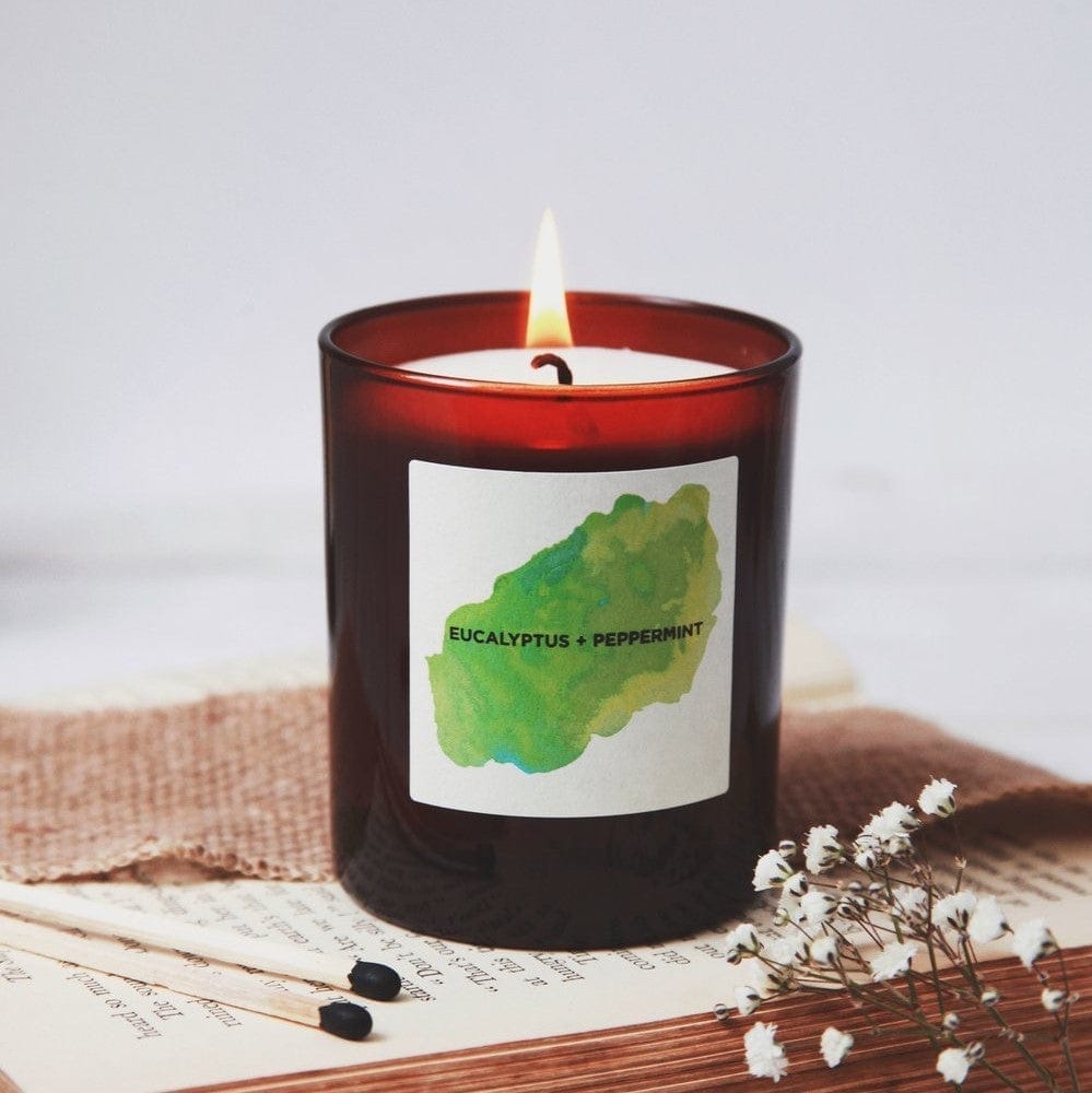 Image of Self Care Co Aromatherapy Candle: Eucalyptus & Peppermint