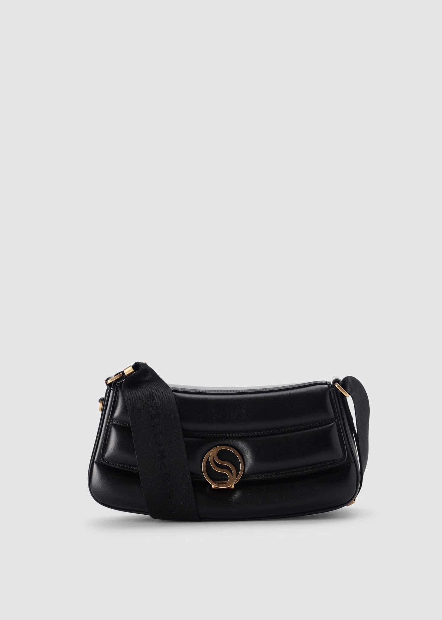 Image of Stella McCartney Women's Padded Black Shoulder Bag