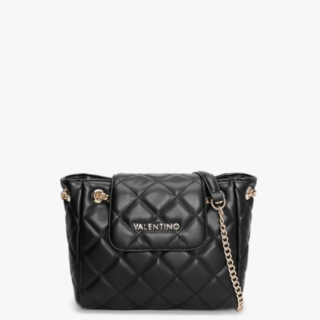 Valentino Bags Womens Ocarina Quilted Chain Strap Bag In Nero