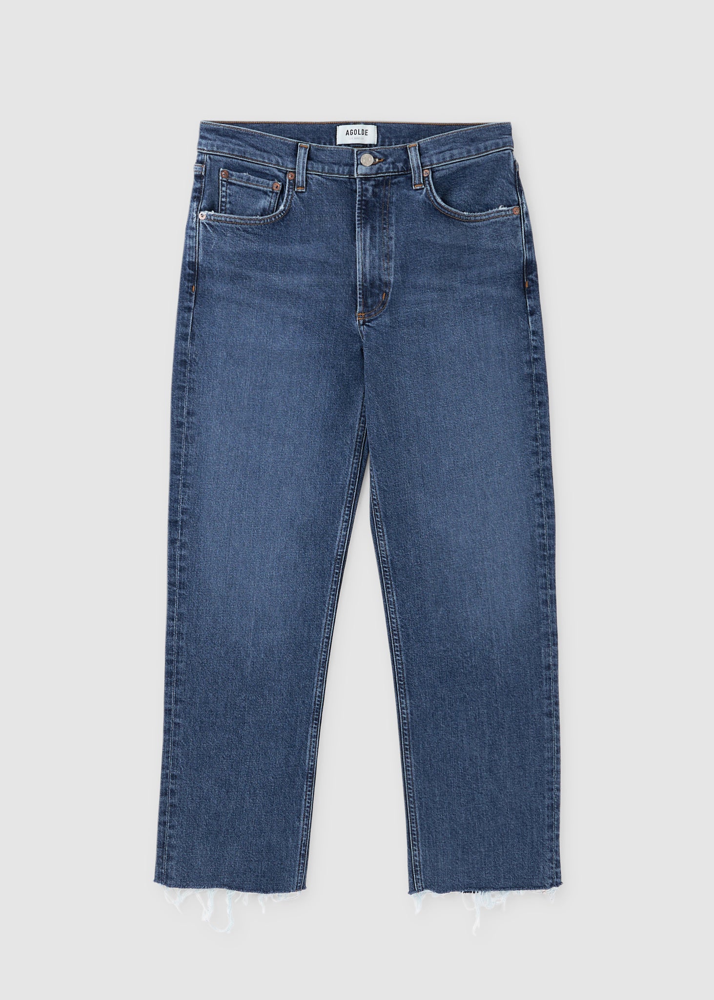 Agolde Womens Kye Straight Leg Jeans