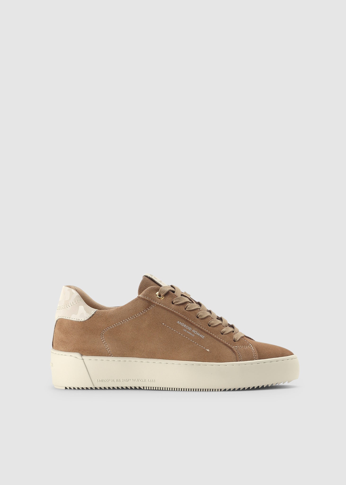 Android Homme Mens Zuma Leather Camo Trainers