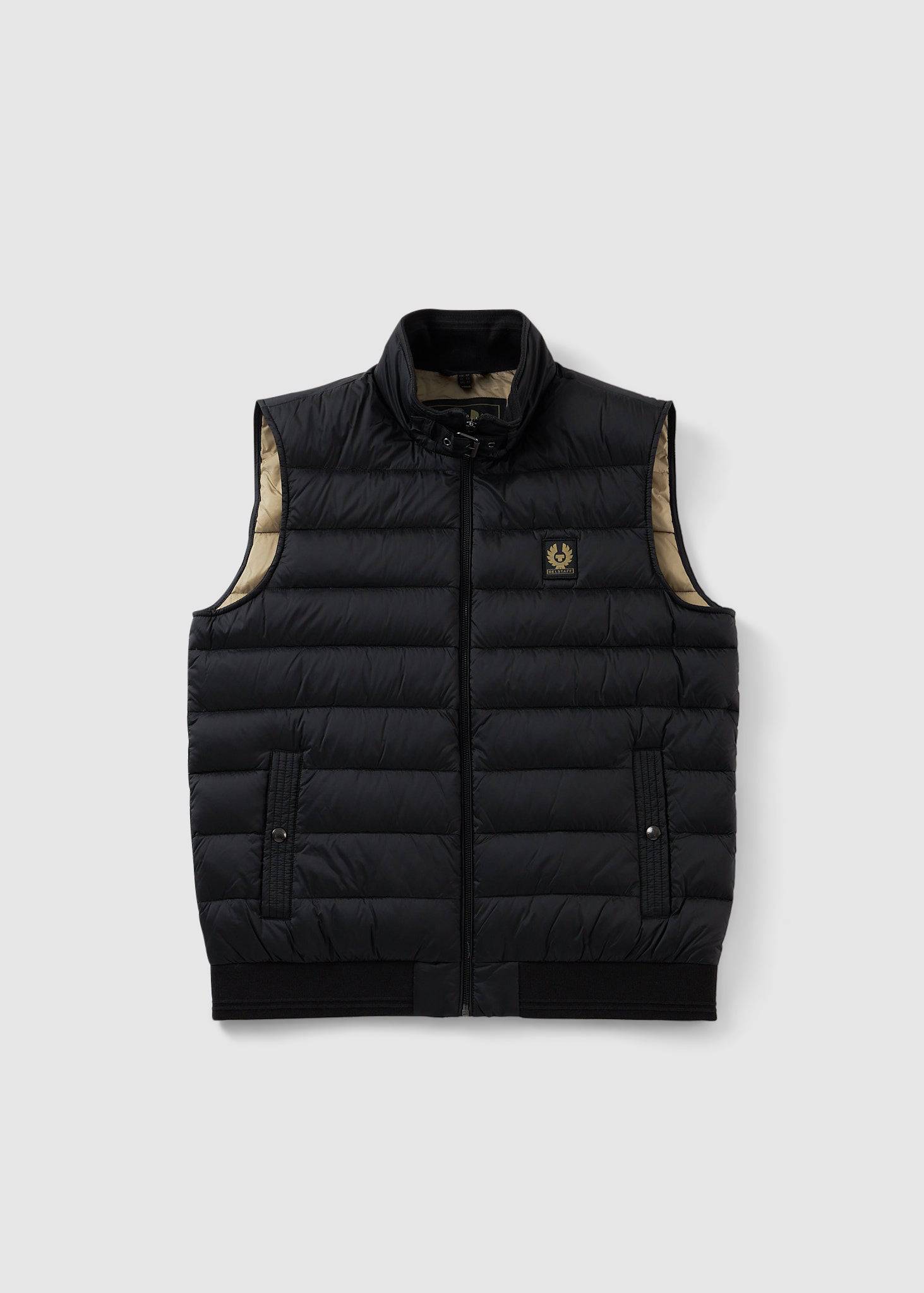 Image of Belstaff Mens Circuit Gilet In Black