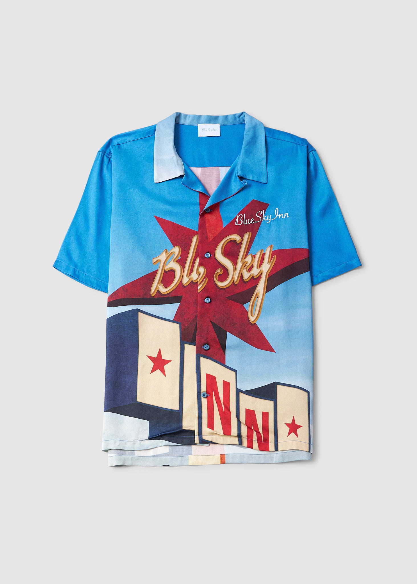 Blue Sky Inn Mens Sign Shirt