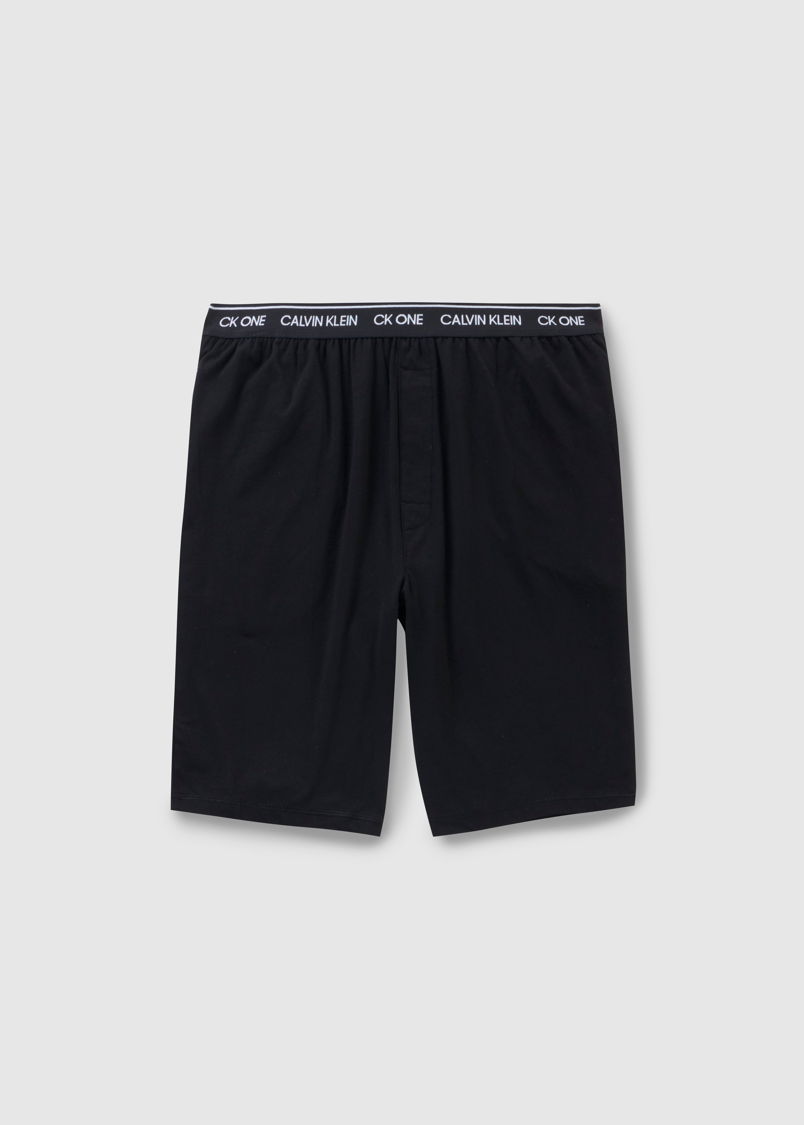 Image of Calvin Klein Mens Sleep Shorts In Black