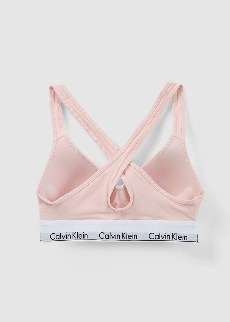 Calvin Klein Womens Underwear Modern Cotton Lift Bralette In Nymphs Th |  Accent Clothing