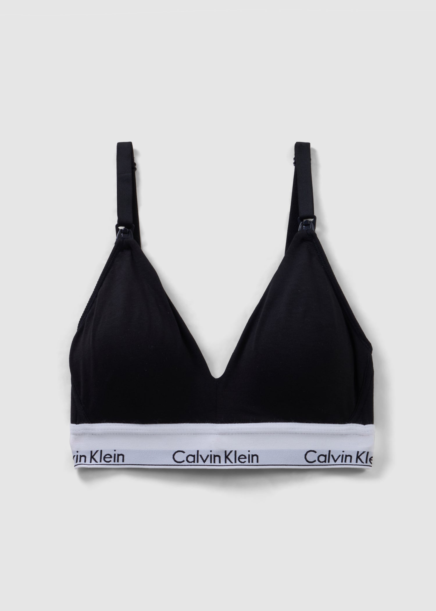 Image of Calvin Klein Womens Underwear Modern Cotton Maternity Bralette In Black