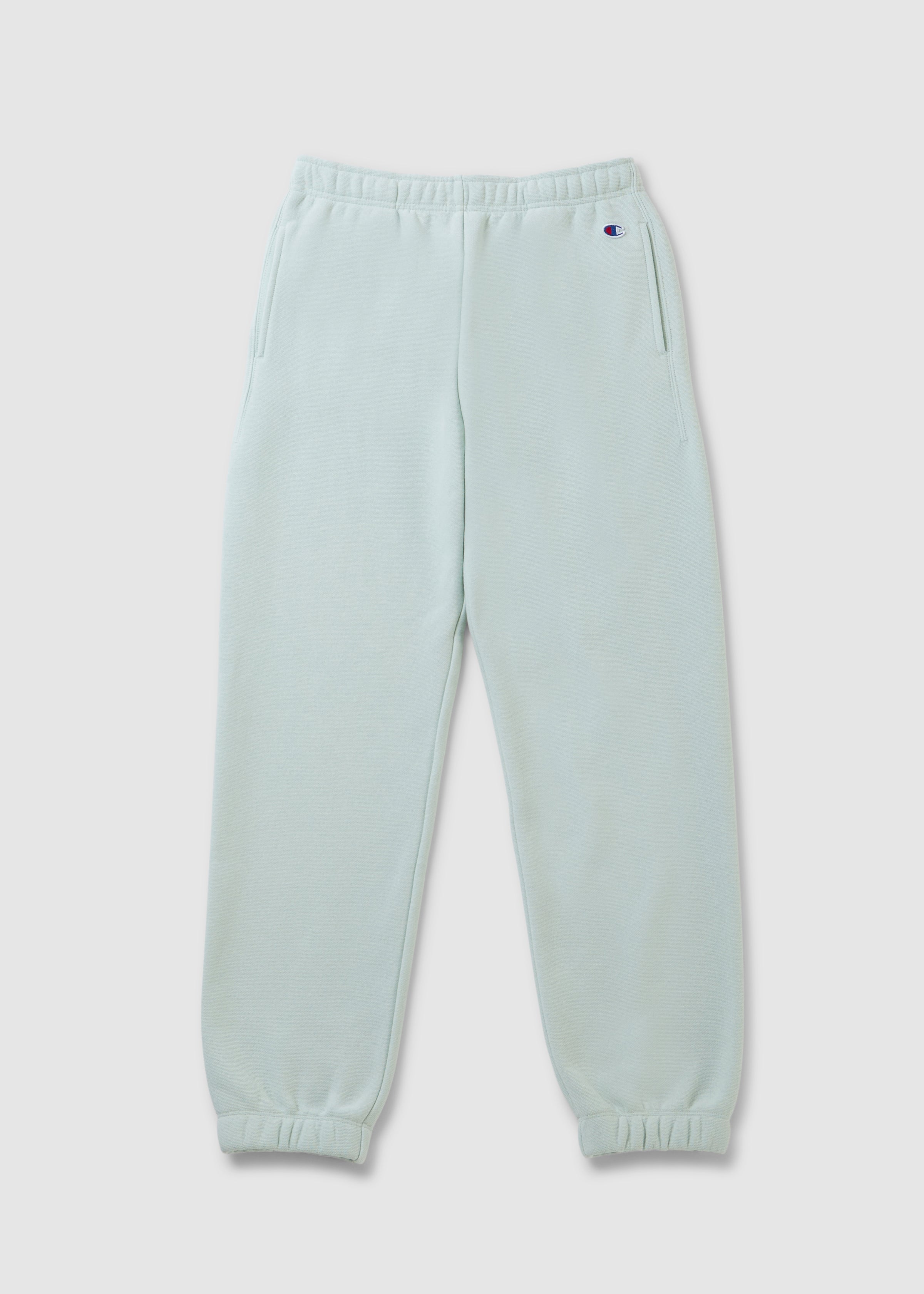 Image of Champion Womens Reverse Weave Cuffed Sweatpants In Pale Aqua