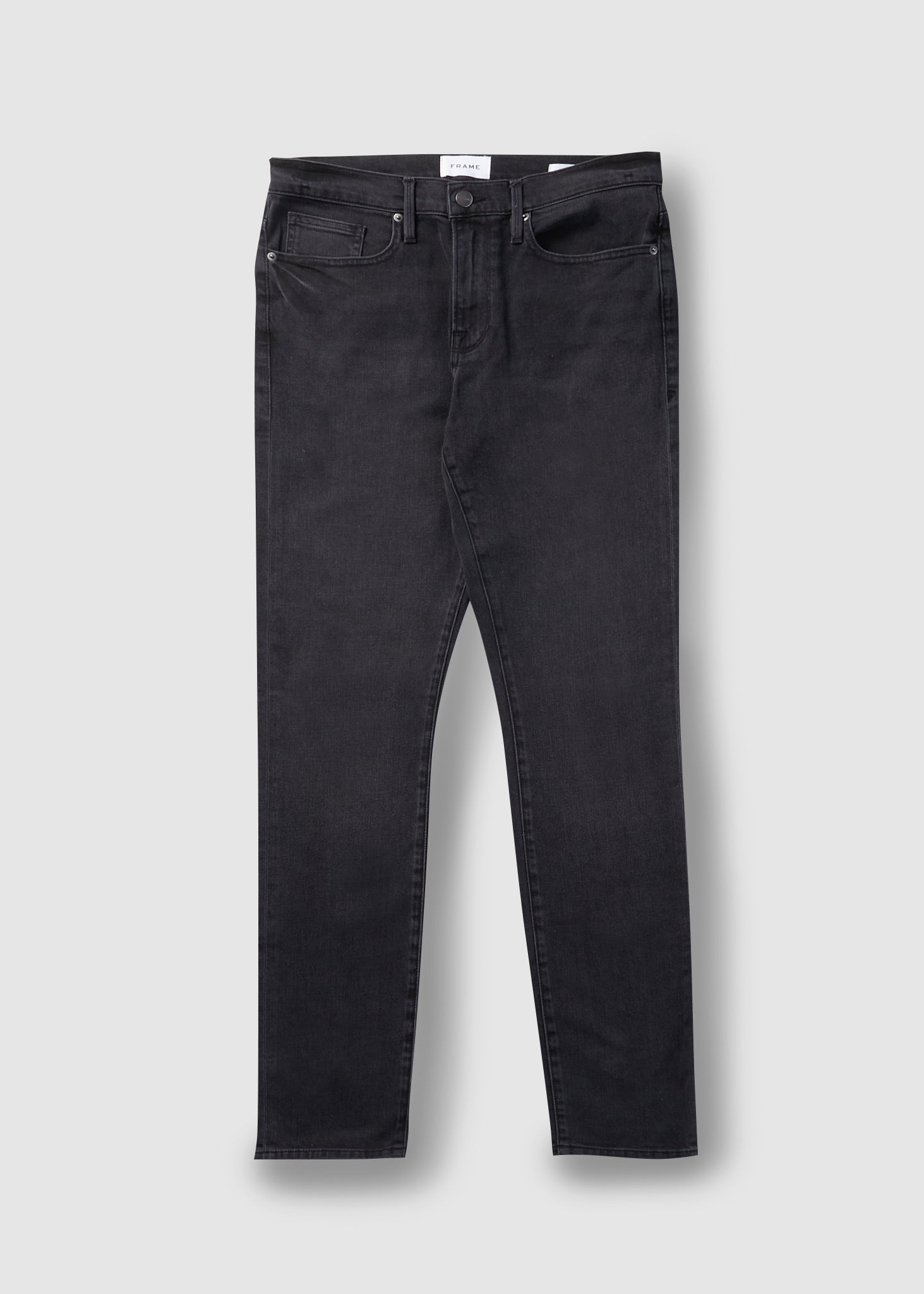 Image of Frame Mens L'Homme Slim Jeans In Fade To Grey